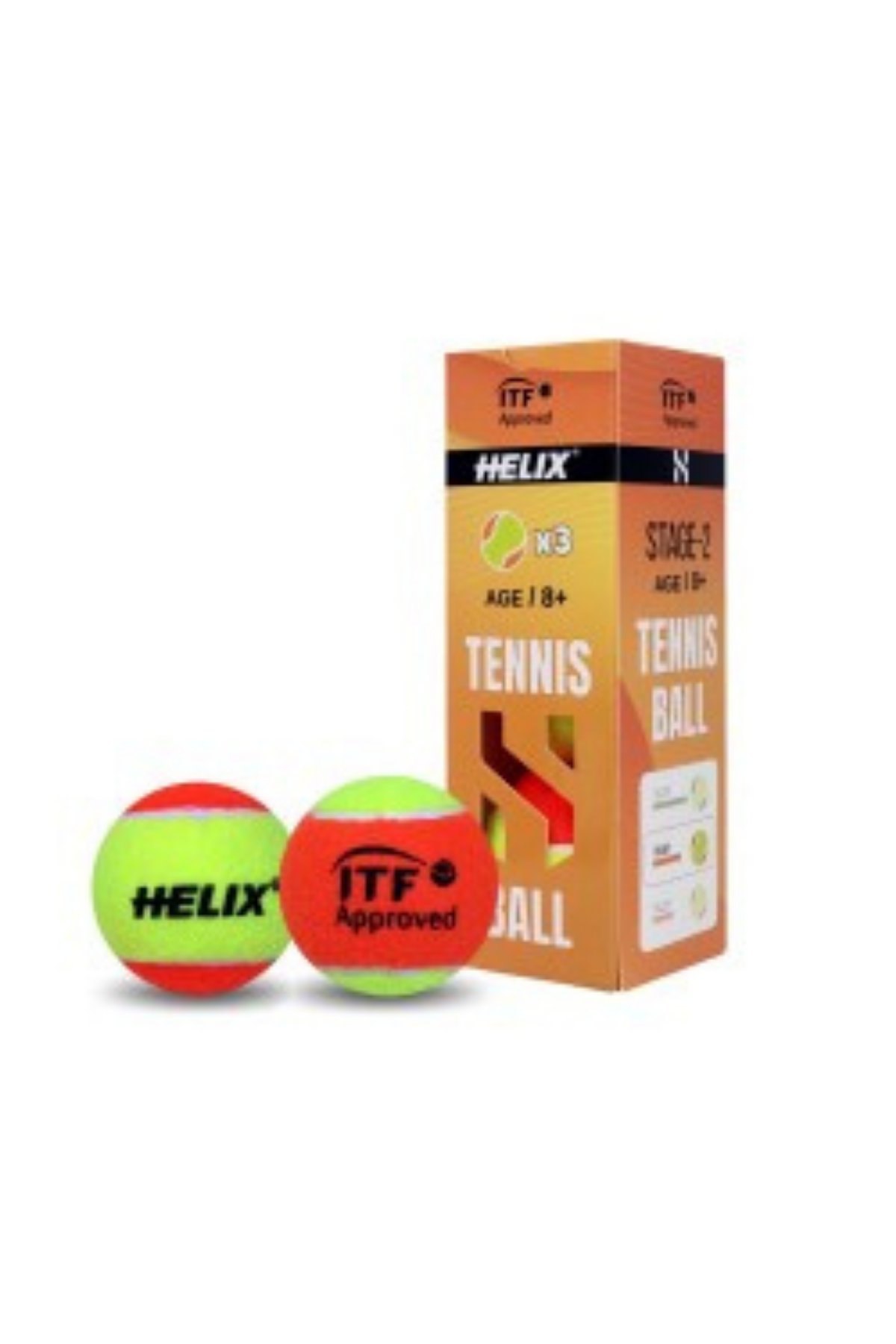 Helix Tenis Topu 8+ yaş 3'lü HT-200  TTF&ITF Onaylı