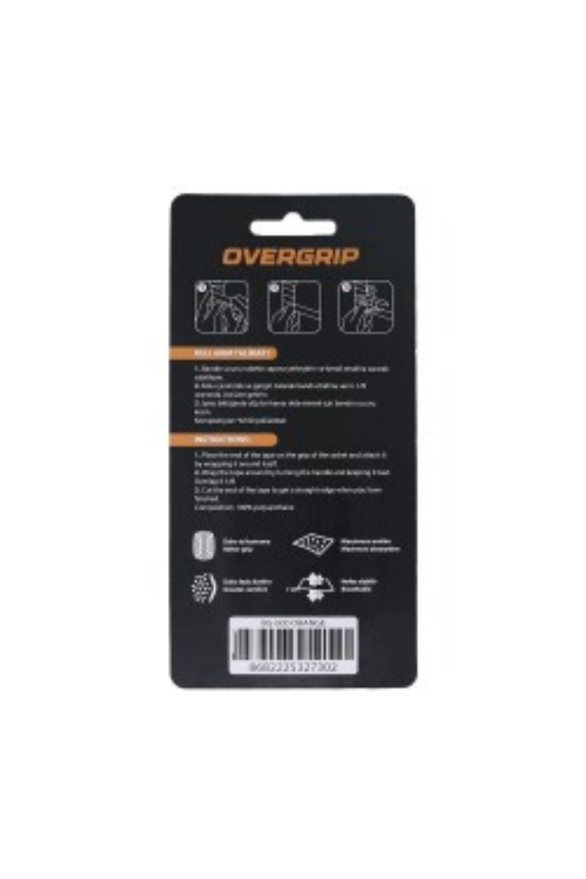 TBF Badminton Grip BG-600O 3'lü