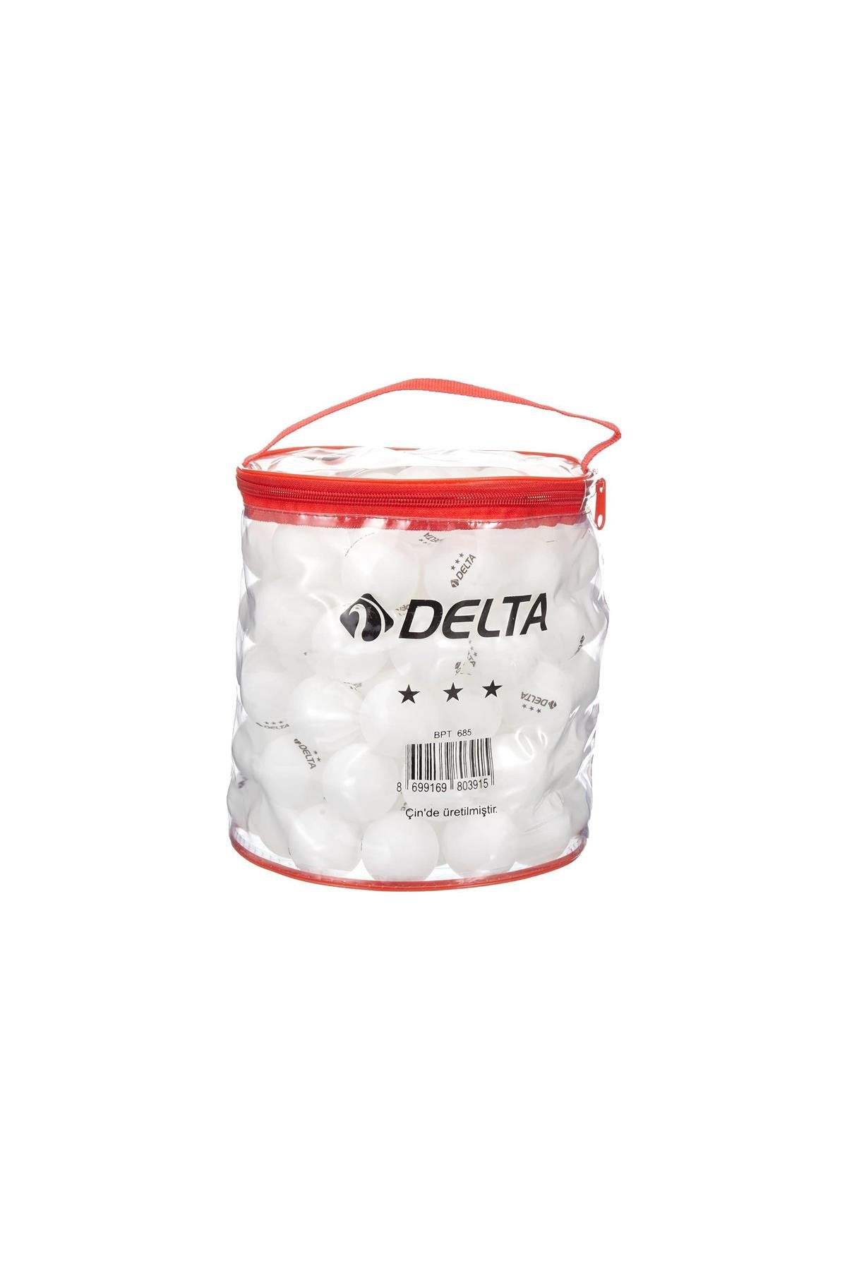 DELTA BEYAZ 100'LÜ MASA TENİSİ TOPU Takım ve Bireysel Sporlar Unisex
