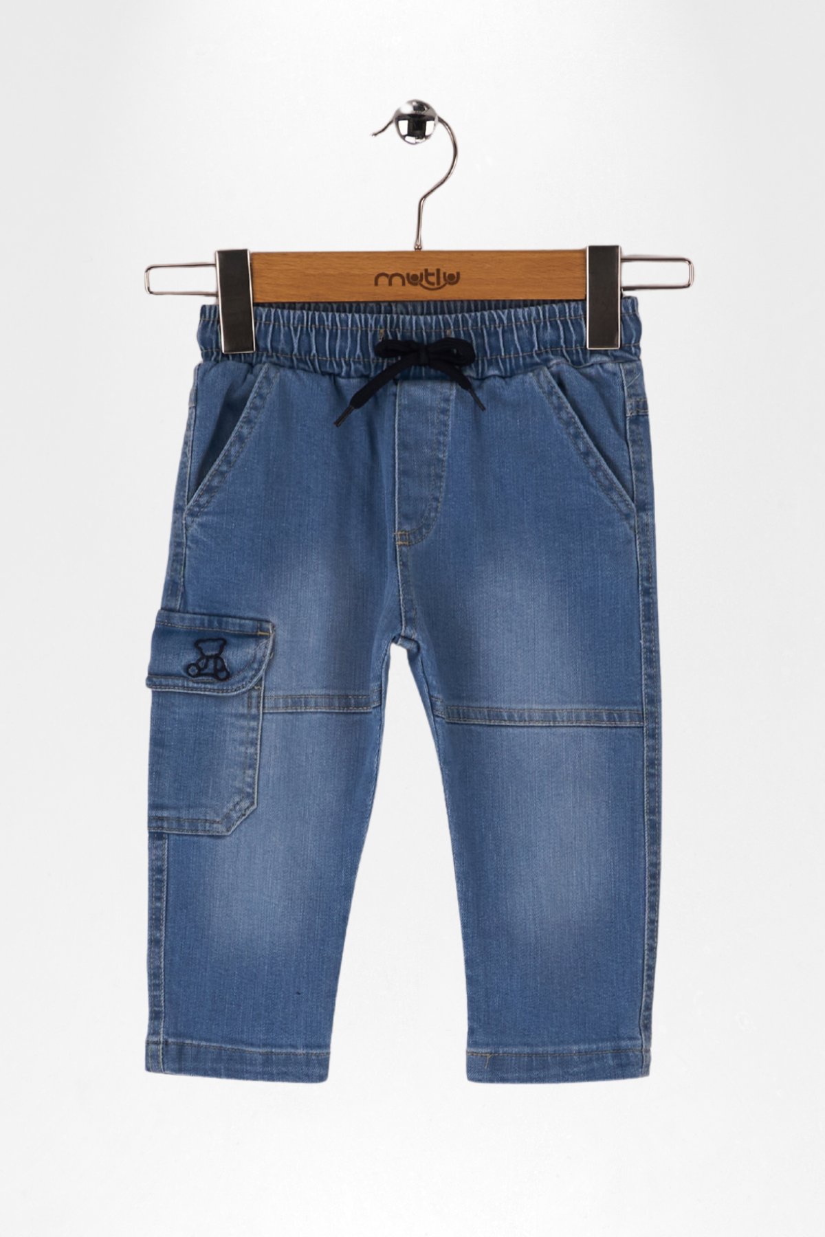 AYICIK NAKIŞLI ERKEK KOT PANTOLON