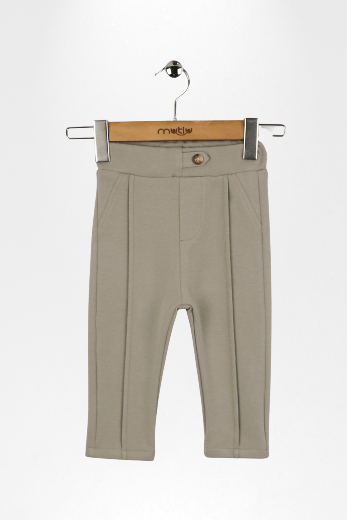 BEL APOLET DETAYLI ERKEK PANTOLON