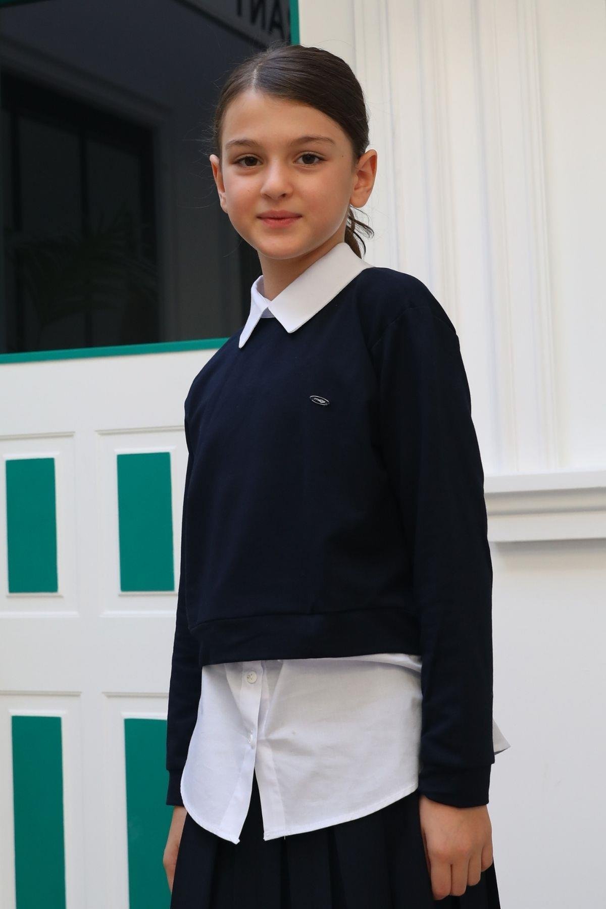 BİRLEŞİK OKUL KIZ SWEAT GÖMLEK