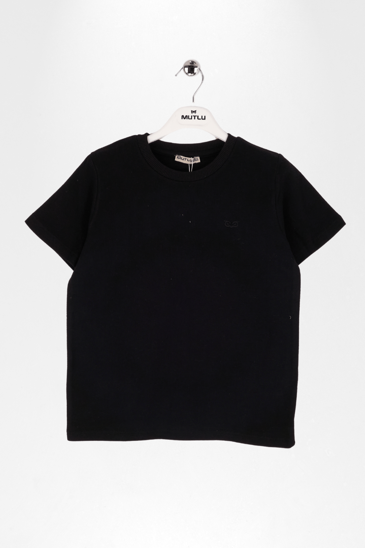 BİSİKLET YAKA NAKIŞLI ERKEK TSHIRT