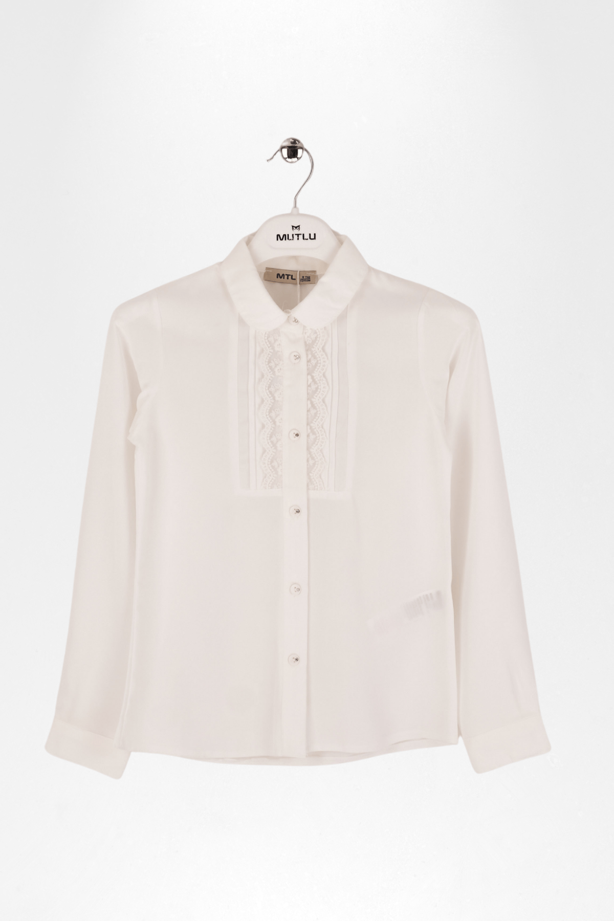 DANTELLİ KIZ OKUL GÖMLEK