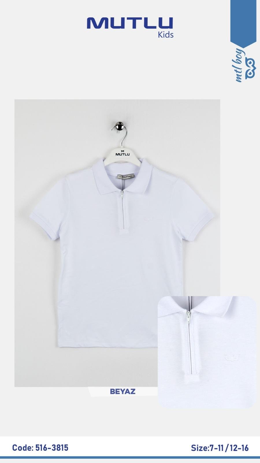 FERMUARLI KISA KOL POLO YAKA