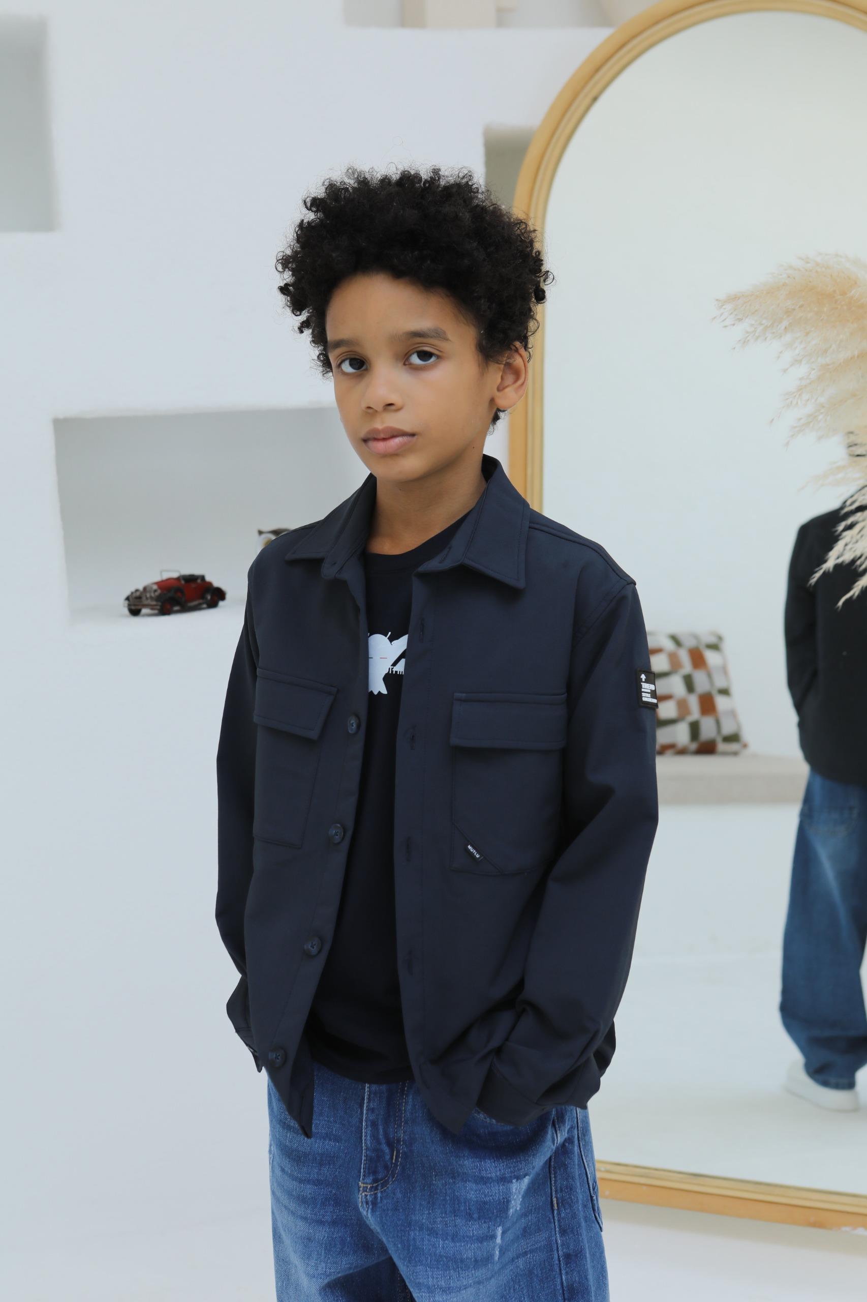 İÇ BASKILI ERKEK CEKET GÖMLEK