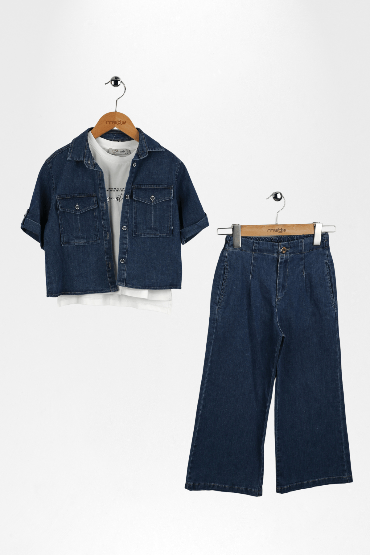 KIZ KOT GÖMLEK TAKIM