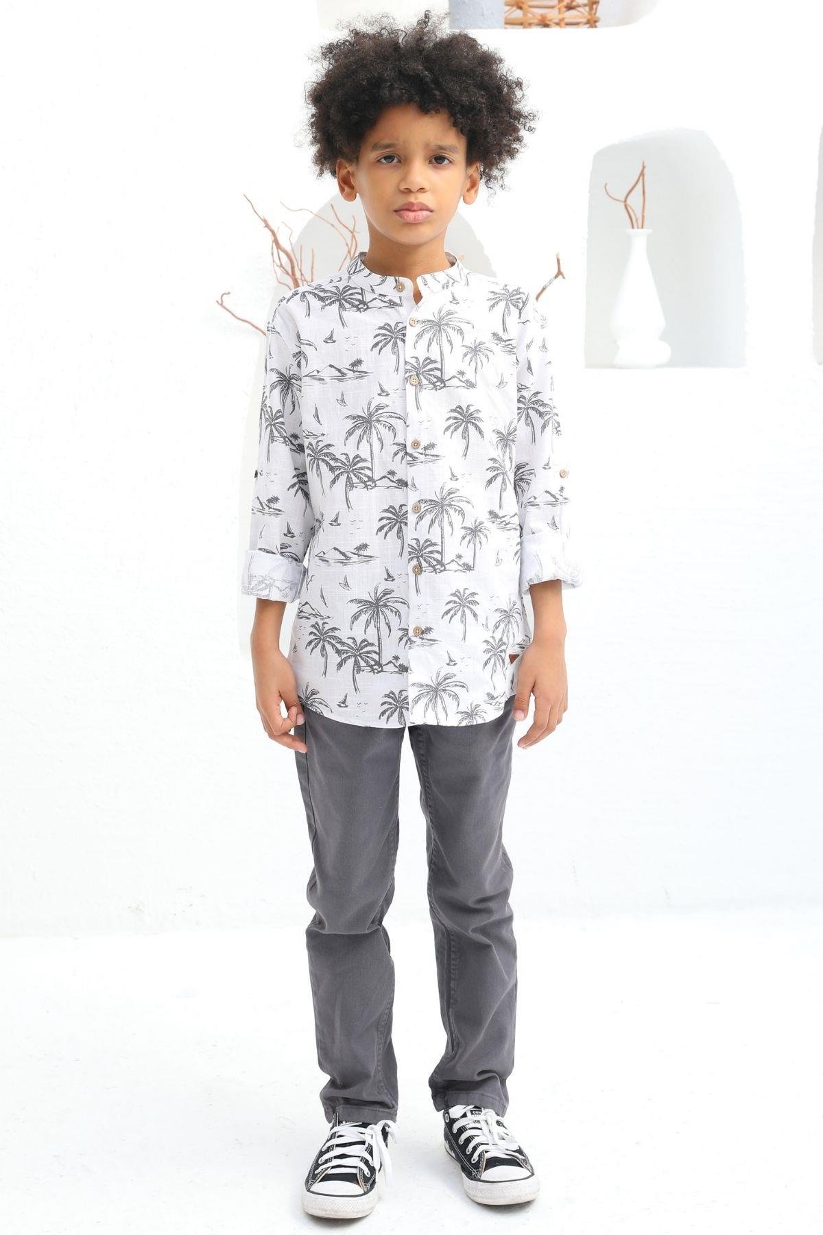 KÜÇÜK BİYE CEPLİ ERKEK PANTOLON