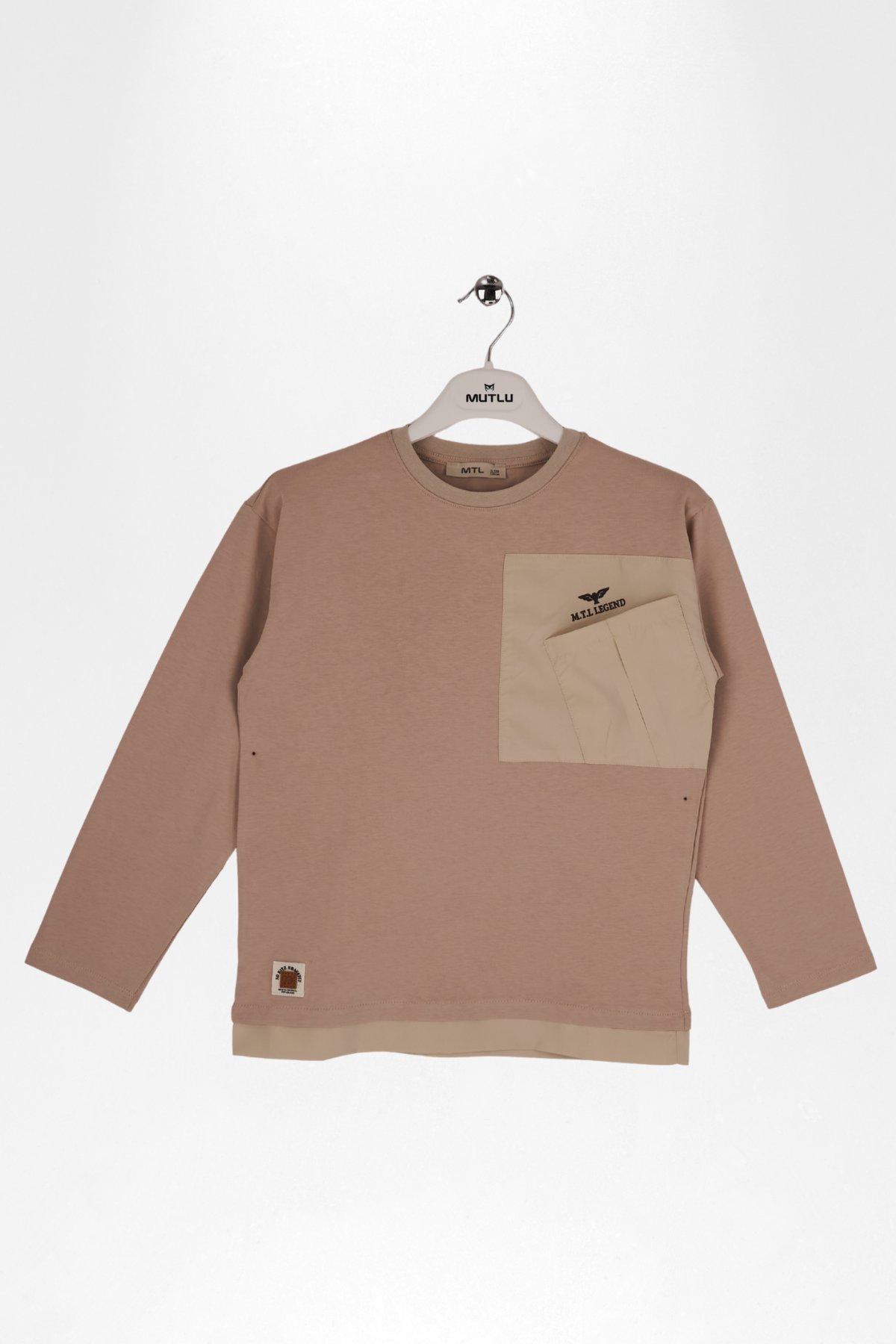 PARAŞÜT GARNİLİ ERKEK UZUN KOL TSHIRT