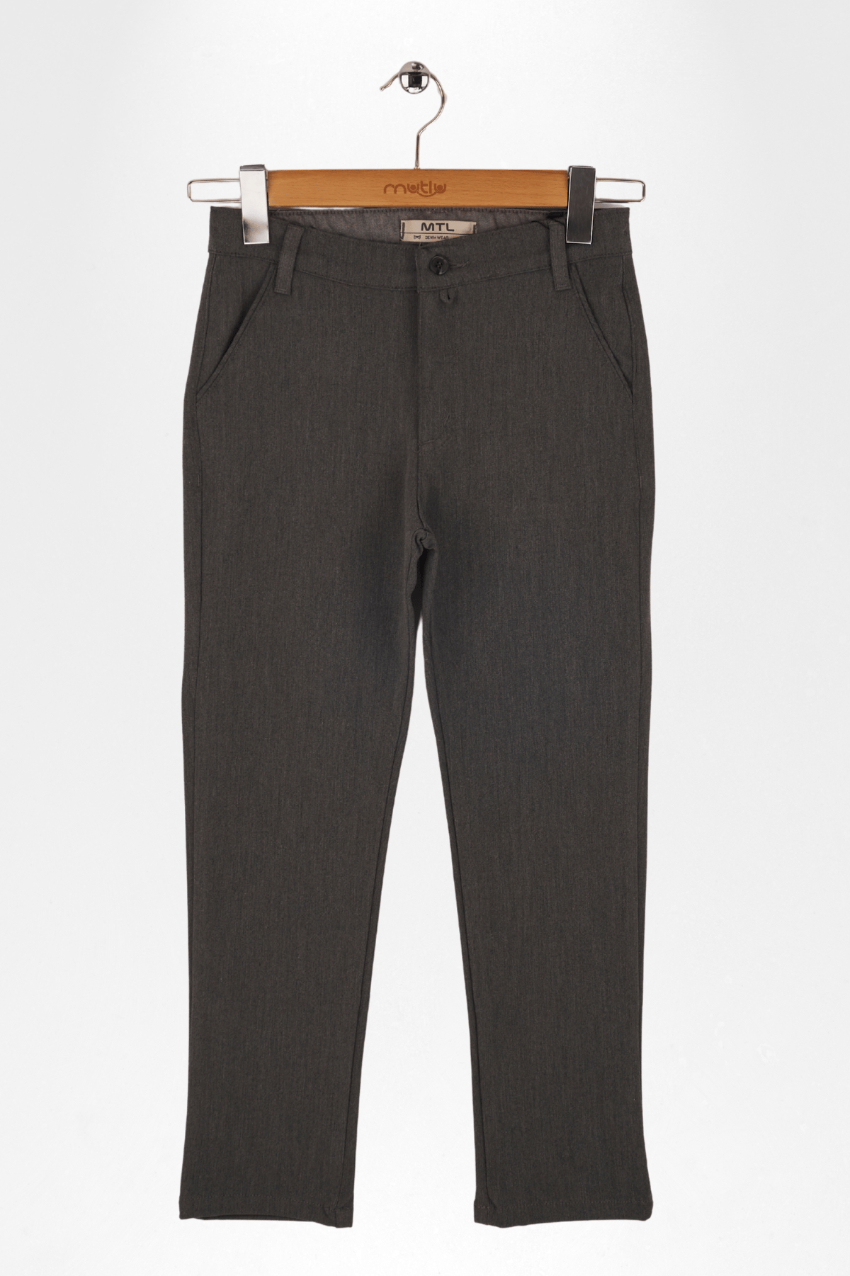 PAT BRİT DETAYLI ERKEK OKUL PANTOLON