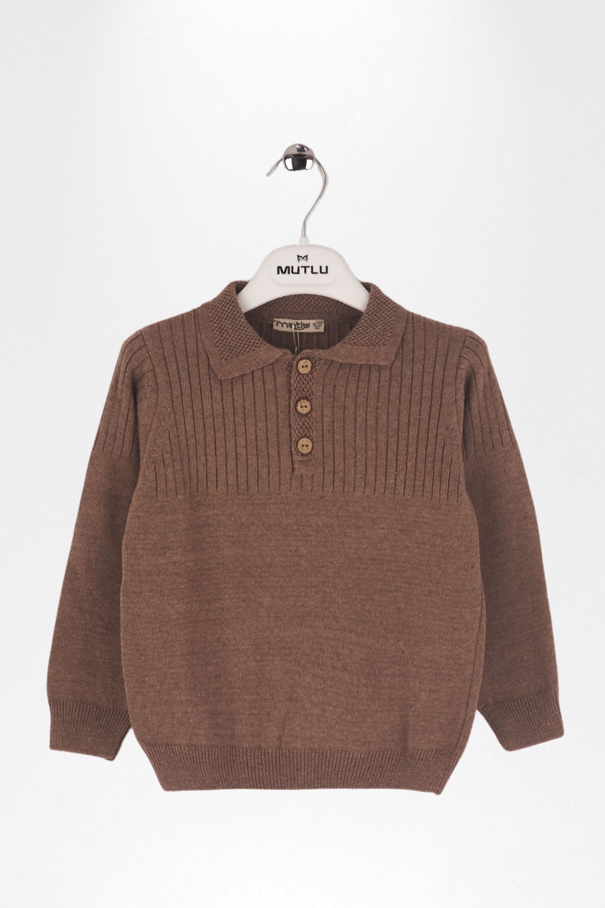 PATLI ERKEK UZUN KOL TRİKO