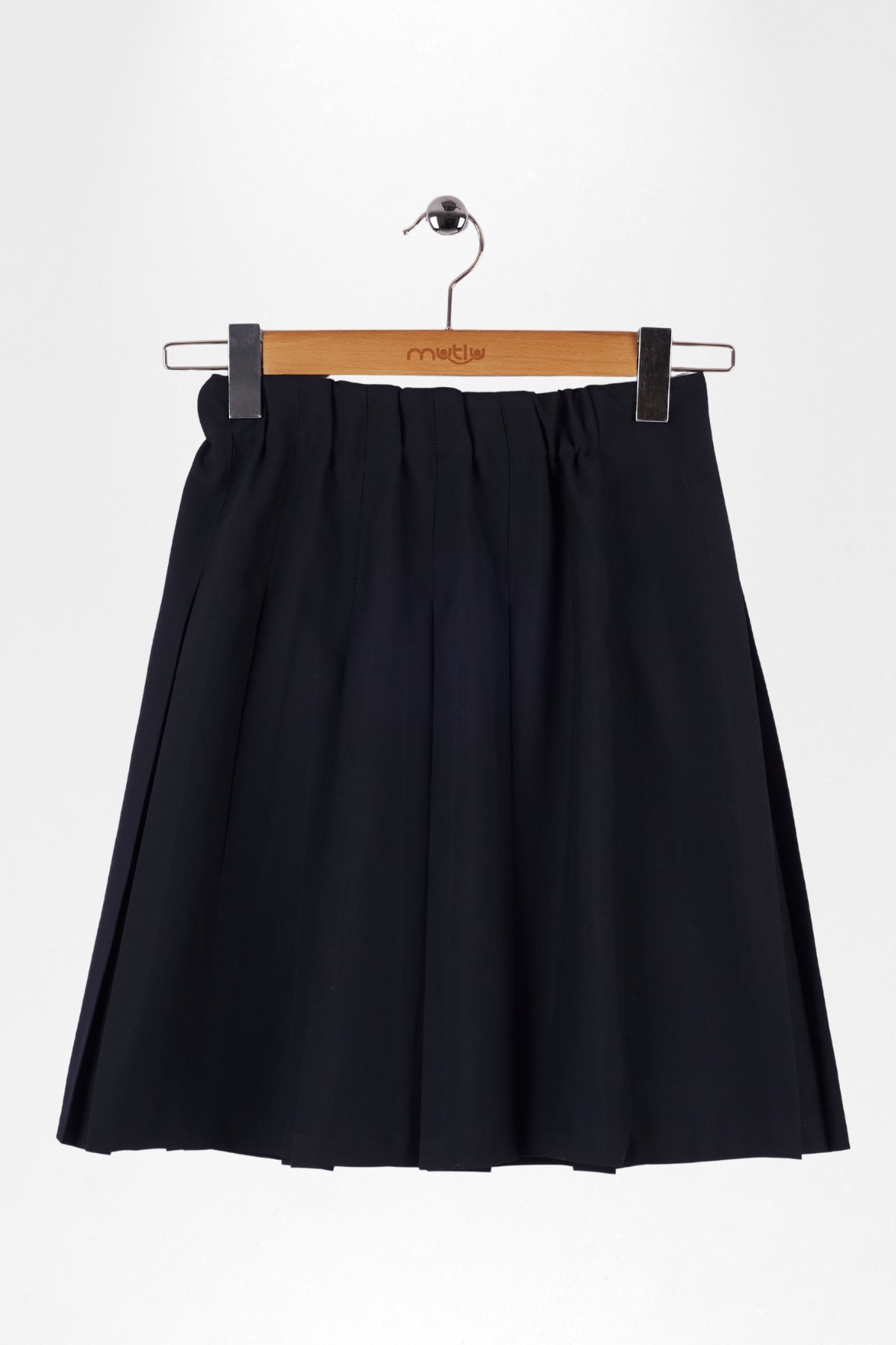 PİLELİ KIZ GABARDİN ETEK