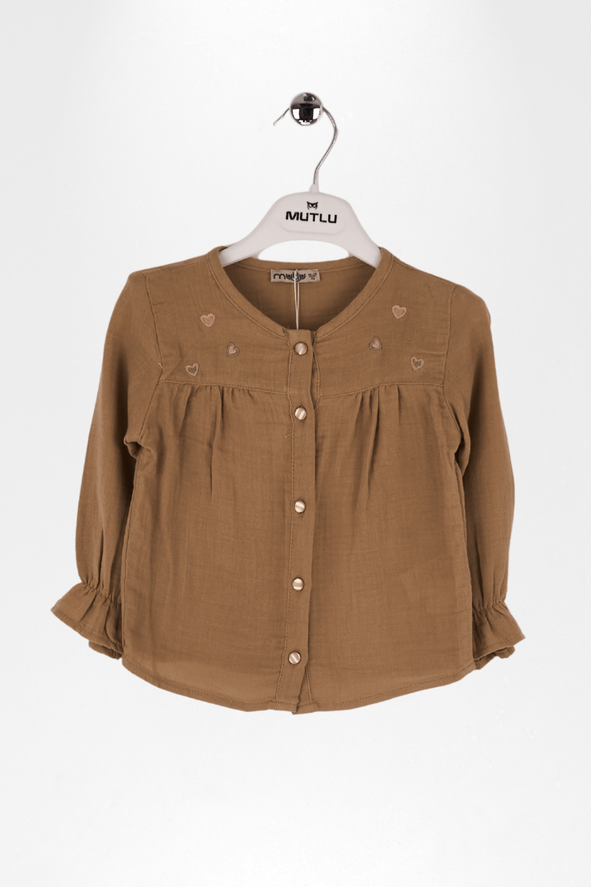 ROBA NAKIŞLI KIZ MÜSLİN GÖMLEK