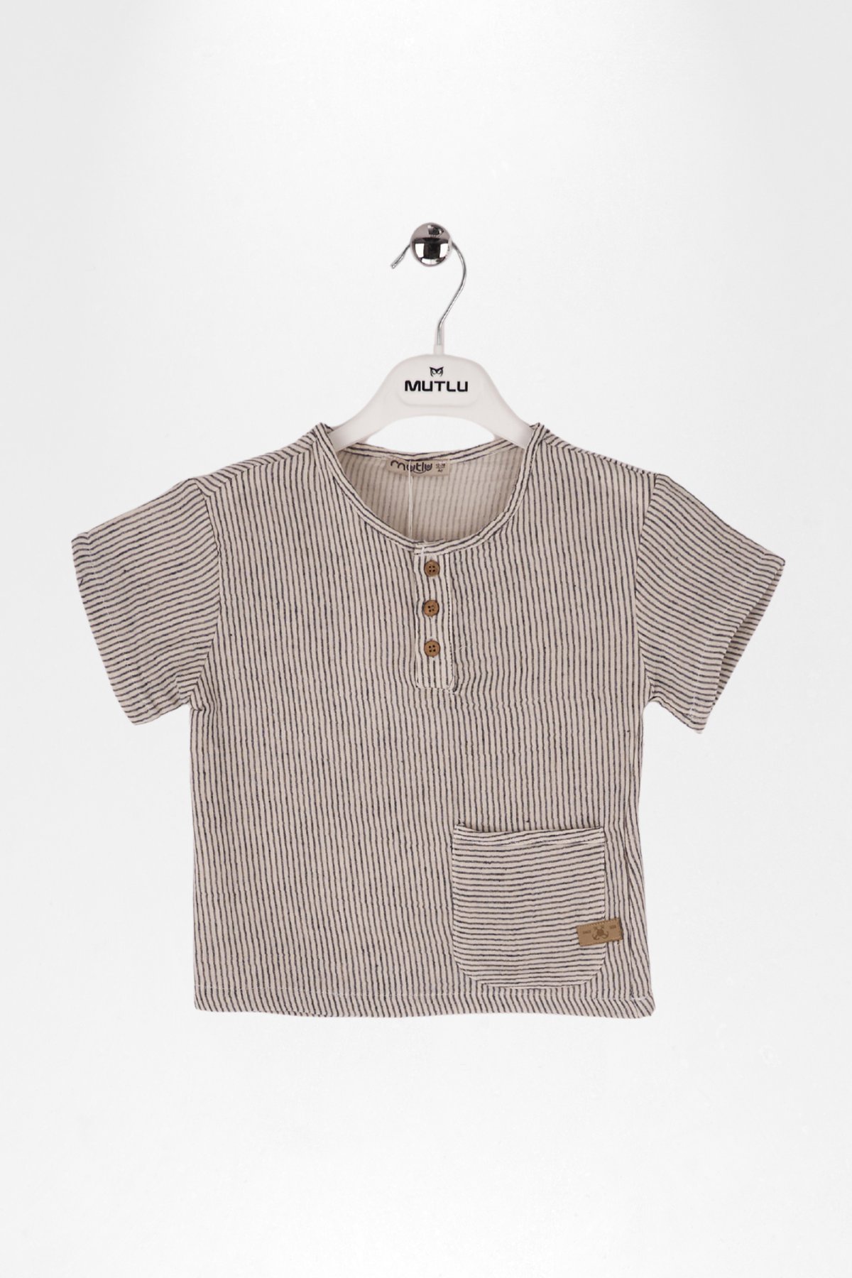 TEK CEPLİ ERKEK MÜSLİN GÖMLEK