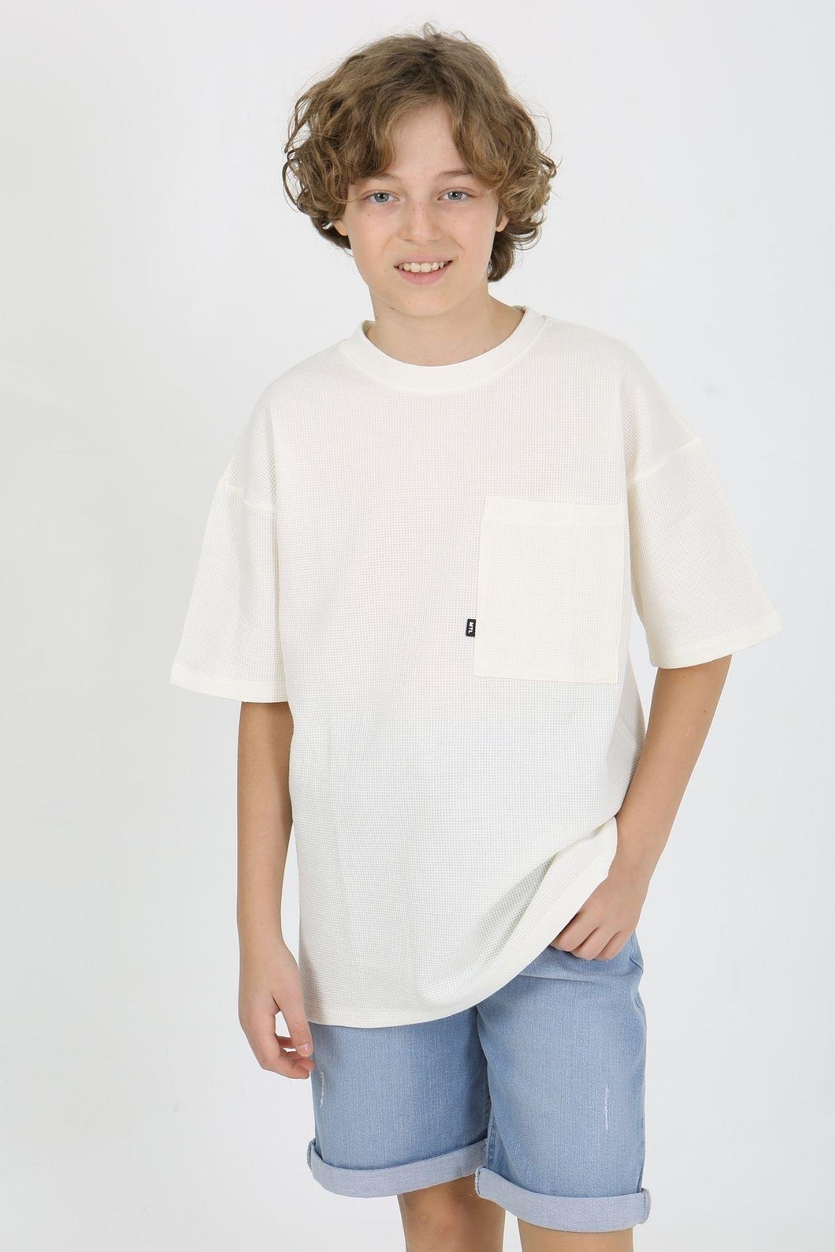 TEK CEPLİ ERKEK OVERSİZE TSHIRT