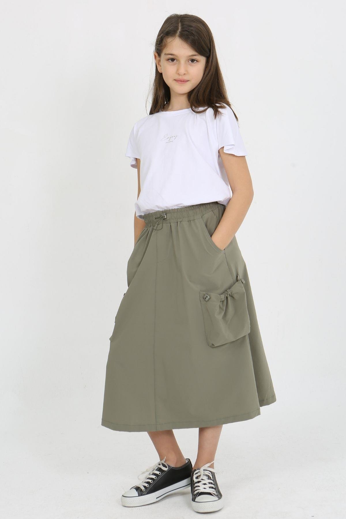 YAN CEPLİ MİCRO KIZ ETEK