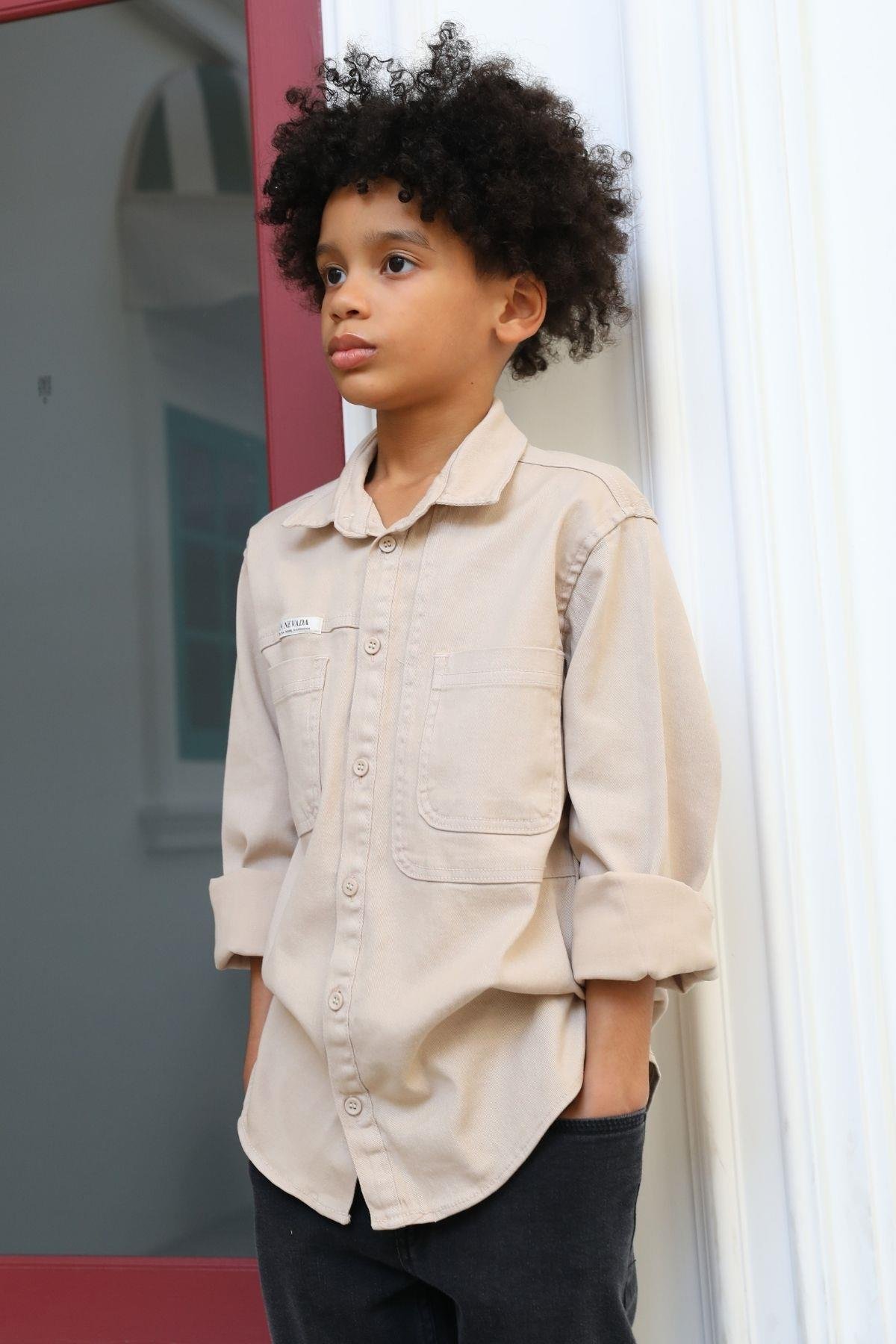 YAN CEPLİ ODUNCU ERKEK GÖMLEK