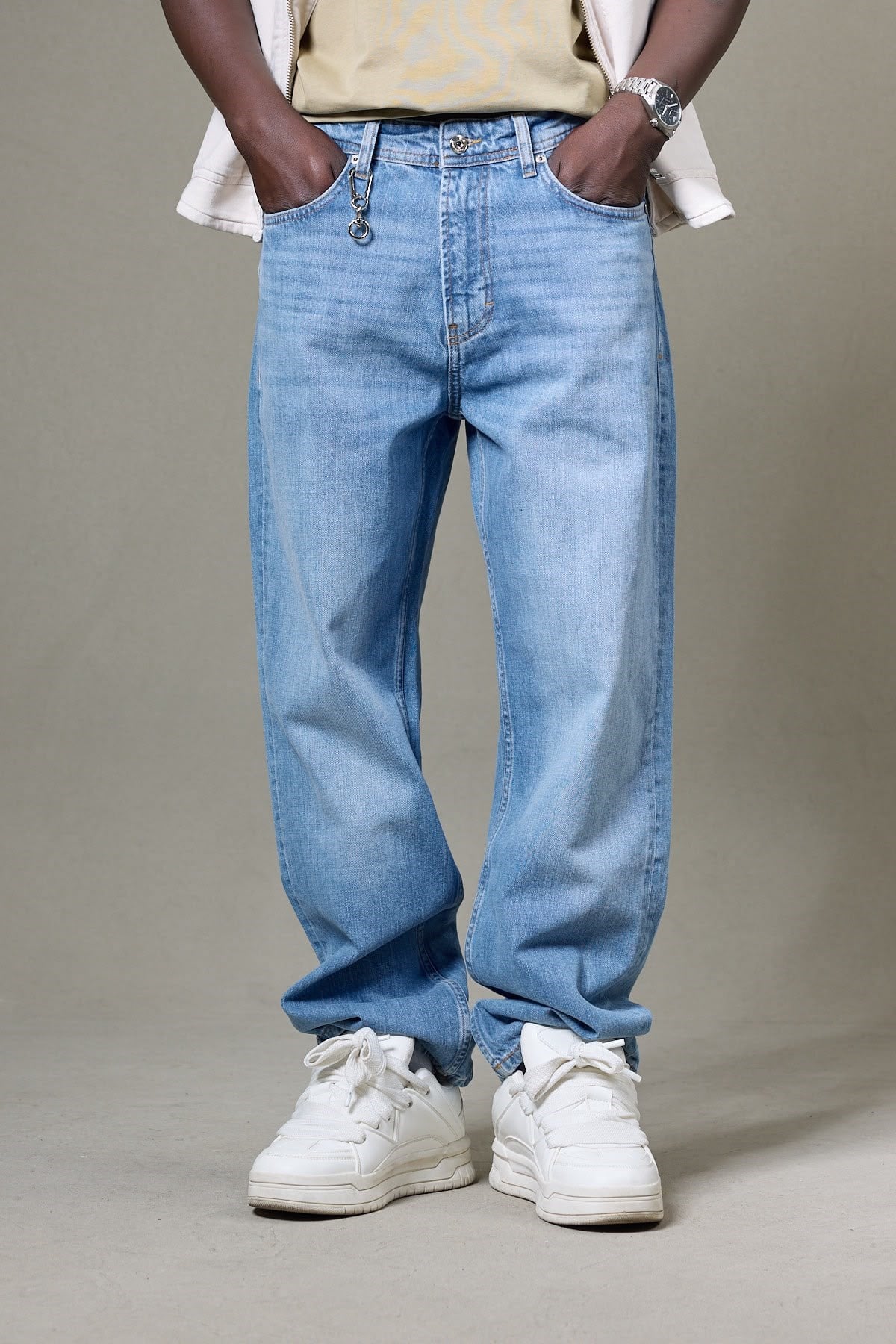 AÇIK MAVİ BAGGY PANTOLON 5192-2