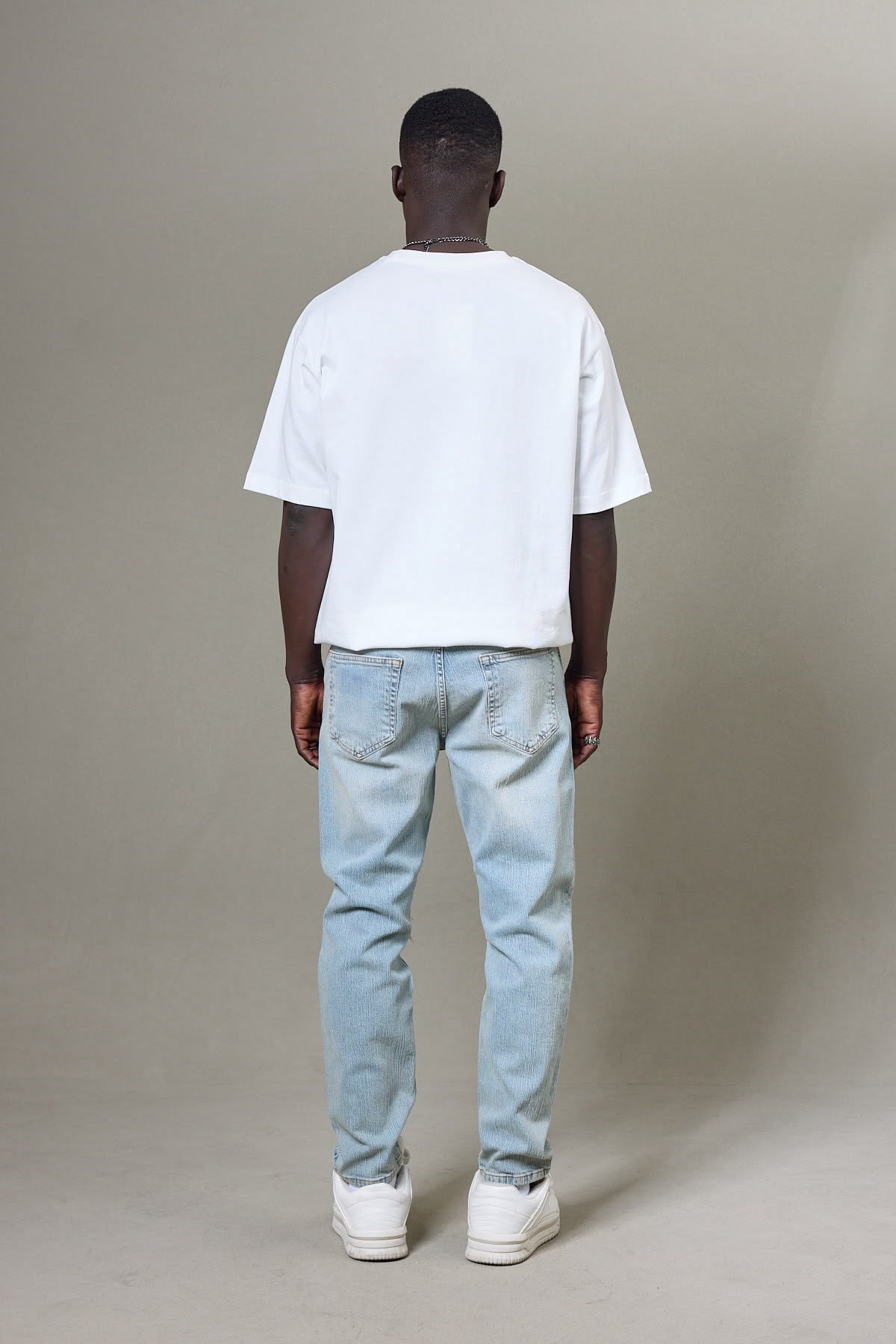 AÇIK MAVİ YIRTIKLI BOYFRİEND PANTOLON 5186