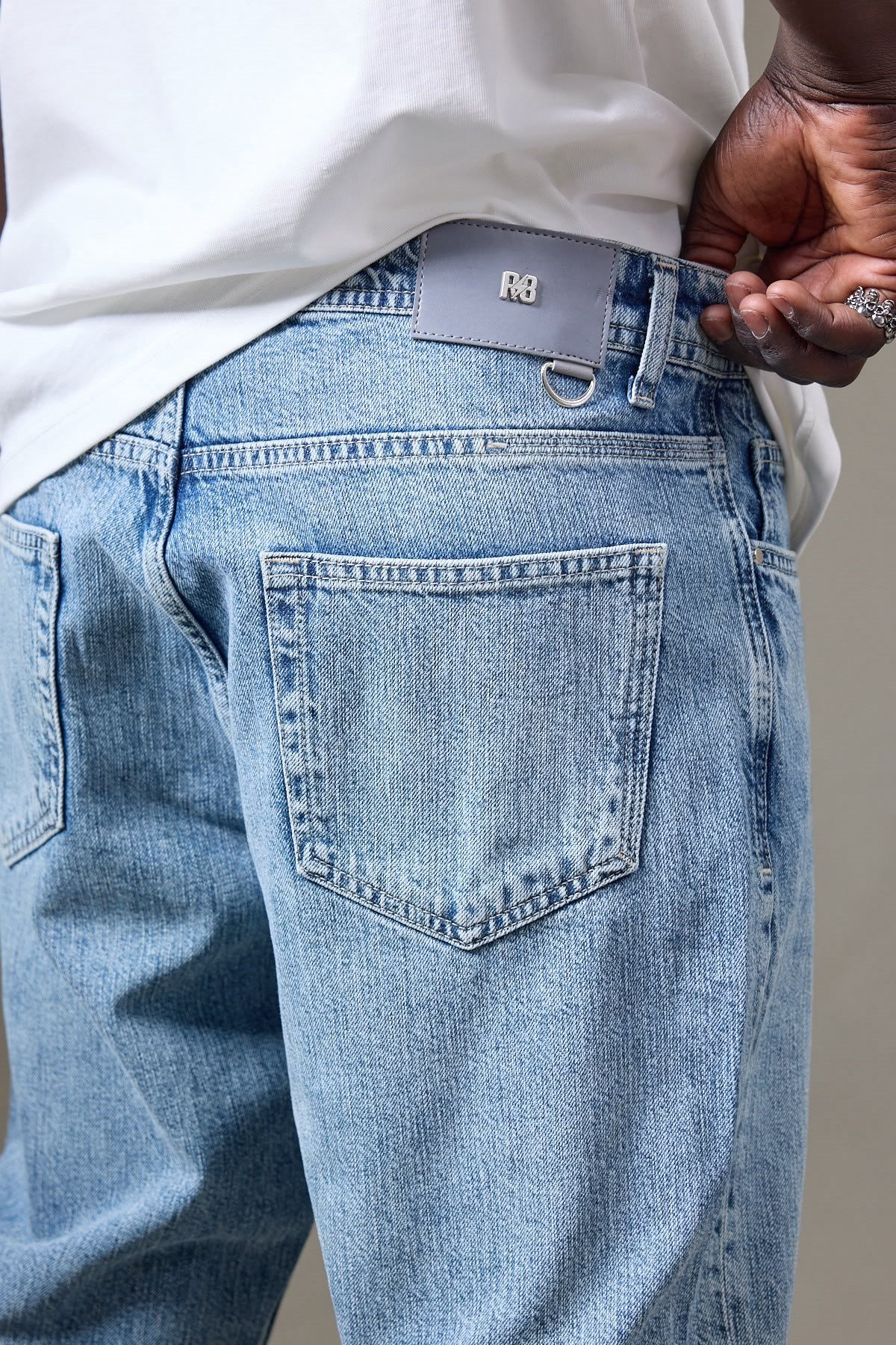 BASİC MAVİ BOYFRİEND PANTOLON 5183