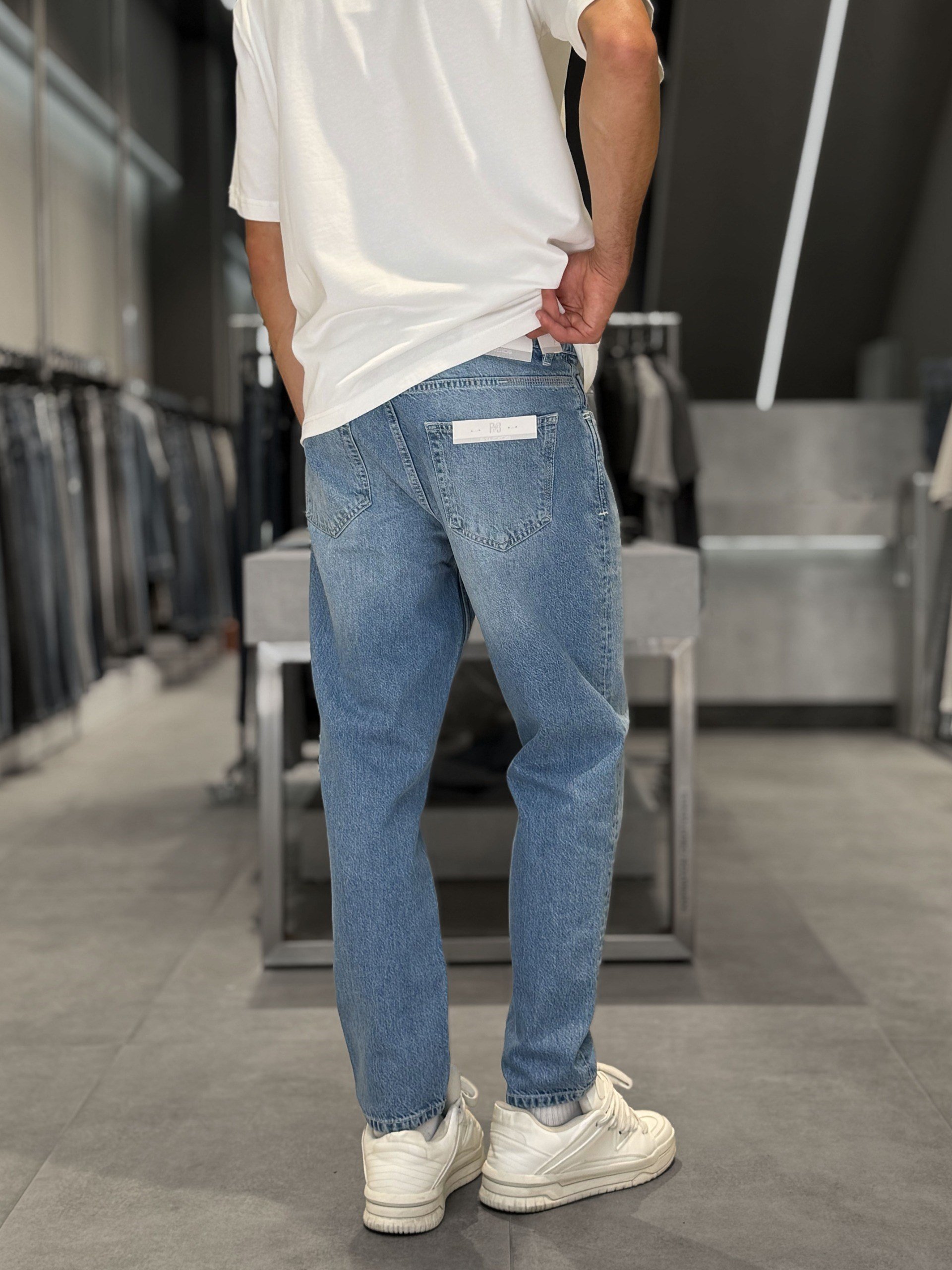 BASIC MAVI BOYFRIEND PANTOLON 5207-1