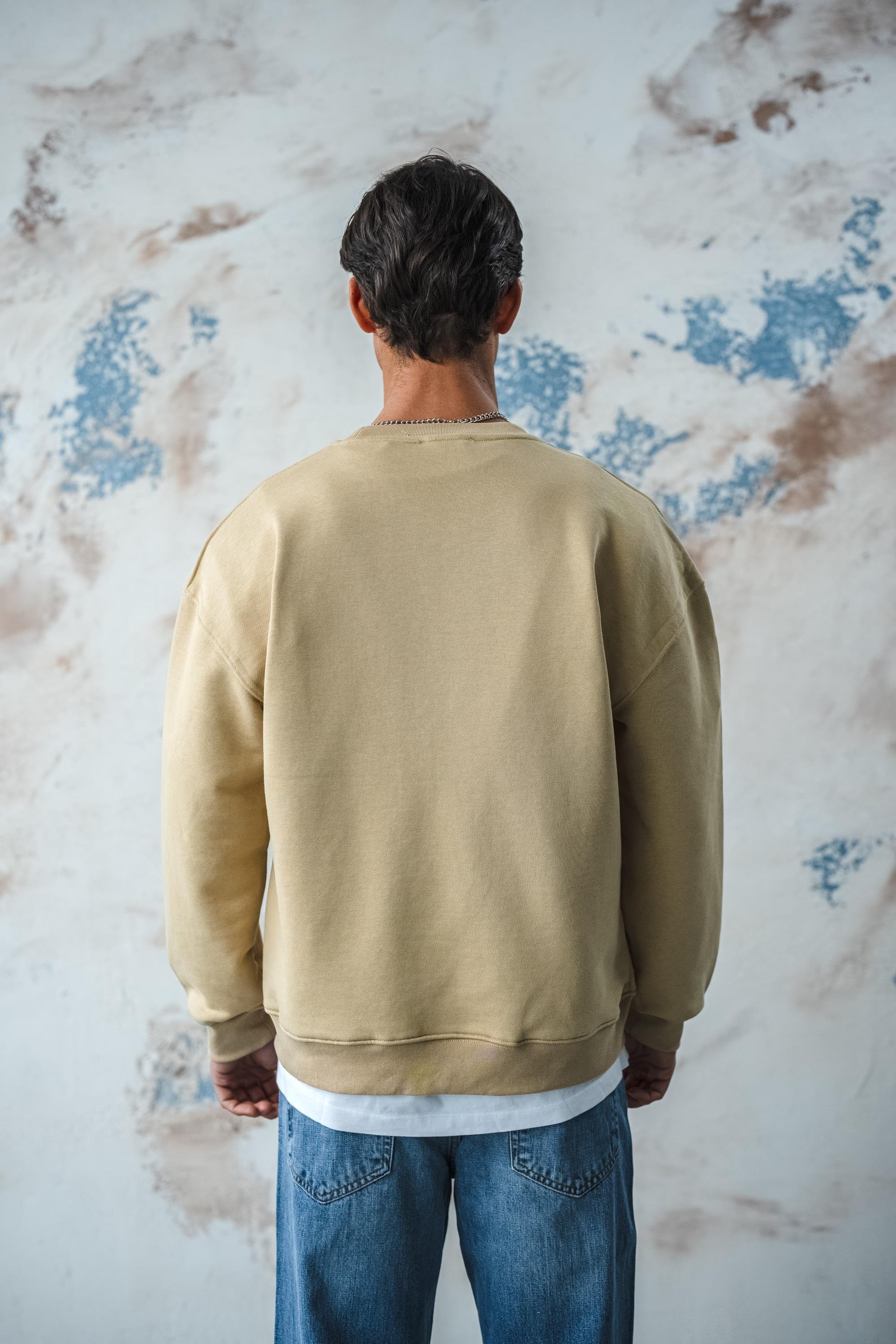 BİSİKLET YAKA OVERSIZE SWEATSHIT