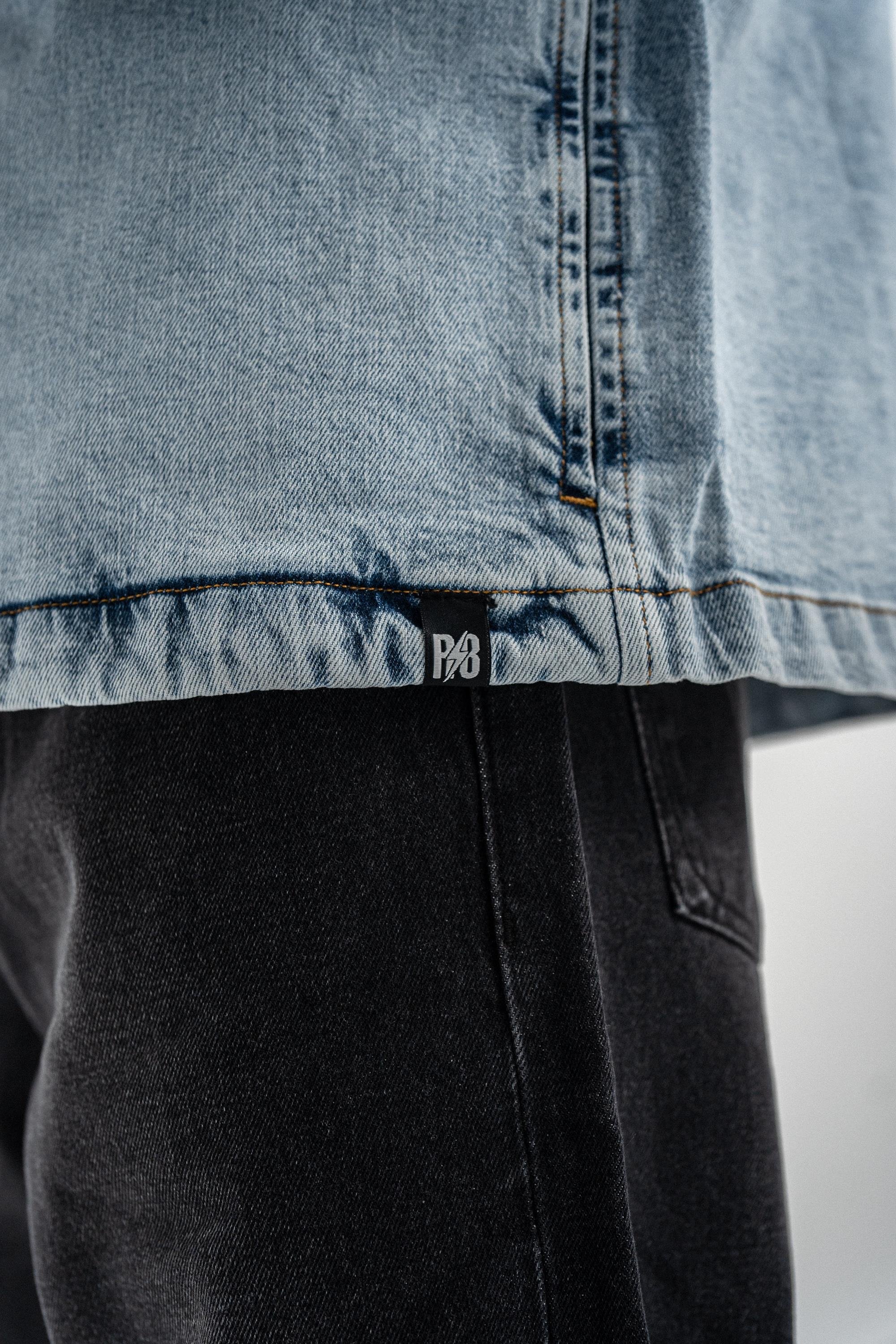 CEP DETAYLI DENIM GÖMLEK 