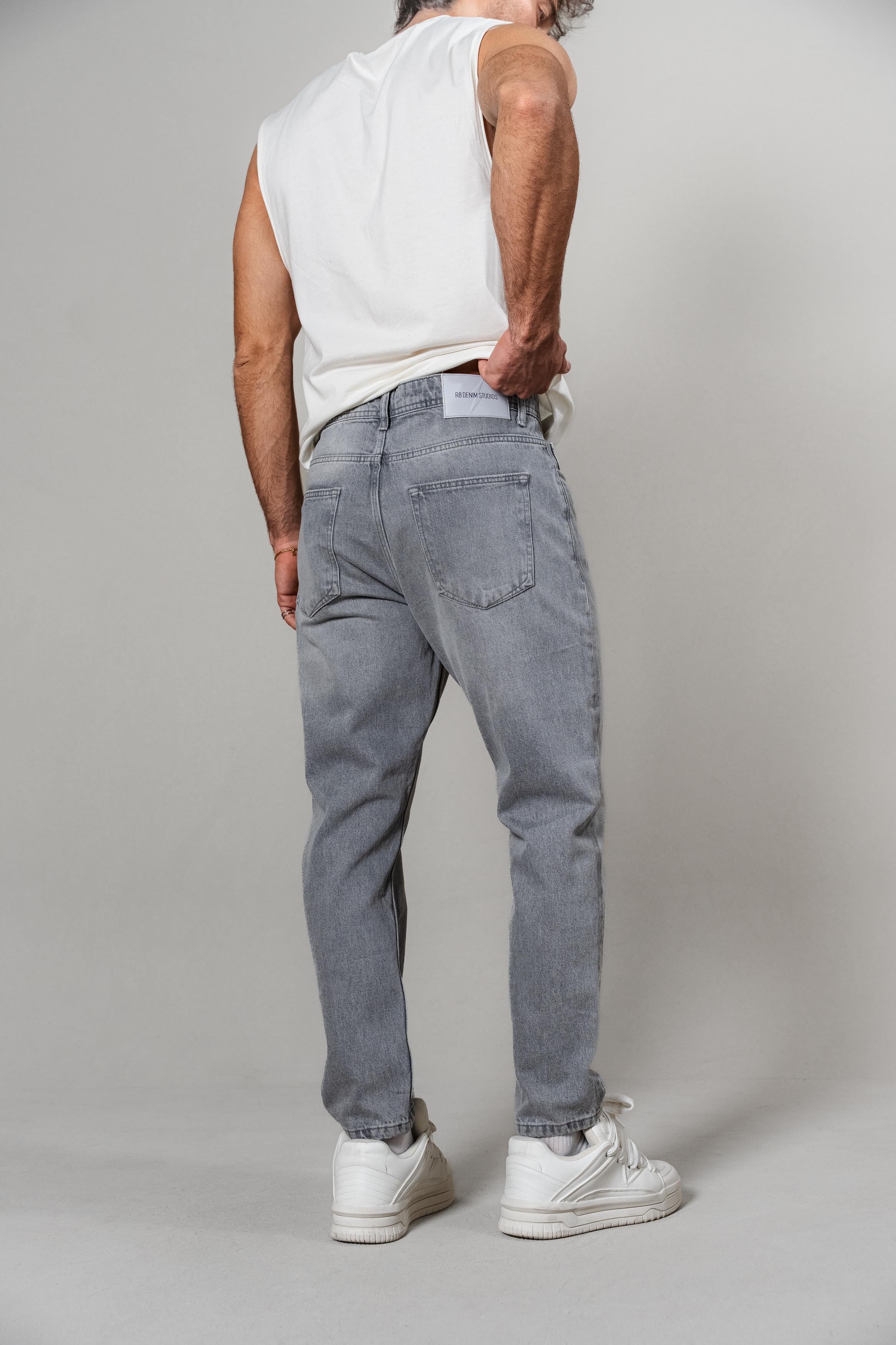 GRİ BASIC BOYFRIEND JEAN R8-5028-4