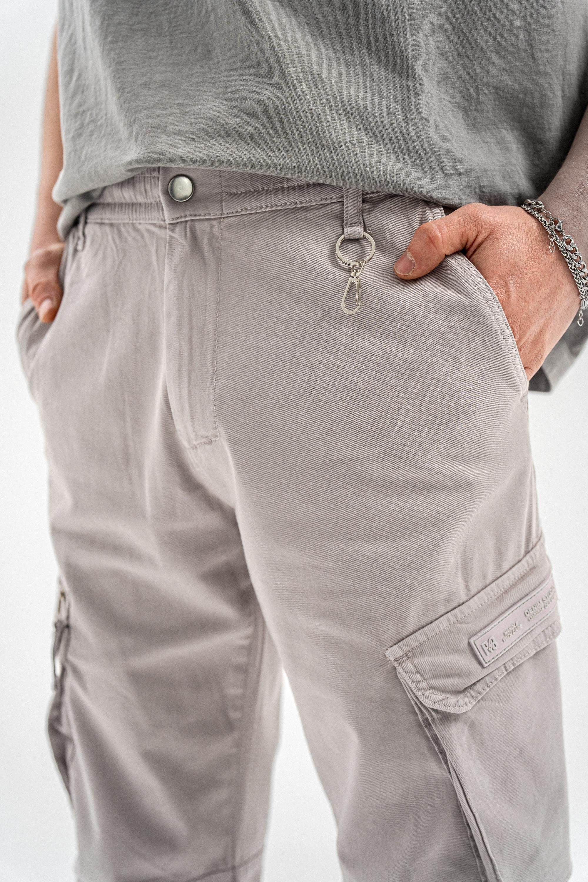GRİ RENK KARGO PANTOLON