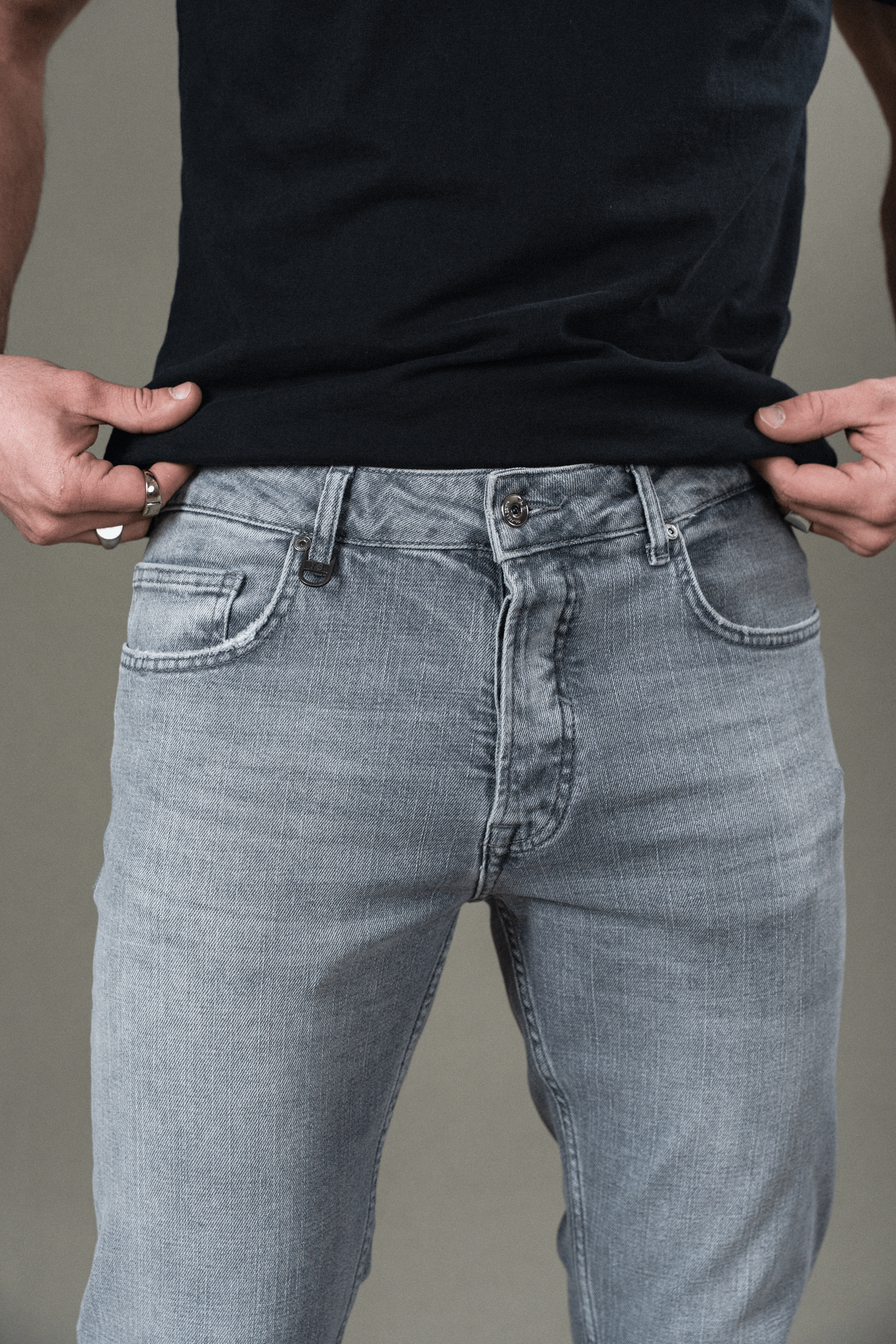 GRİ SLIM PANTOLON R8-5129-5