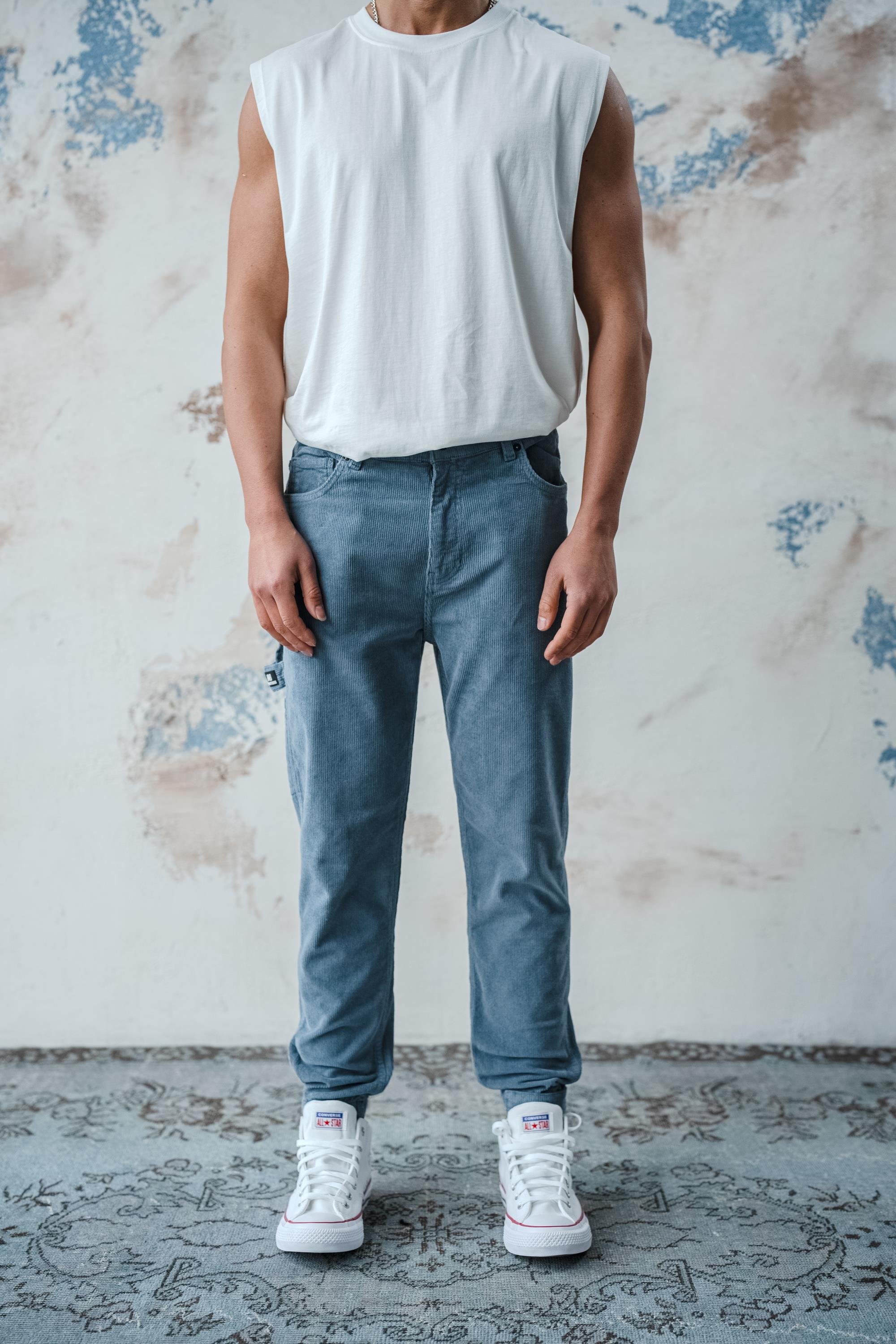 KADİFE PAÇA CIRTLI JOGGER