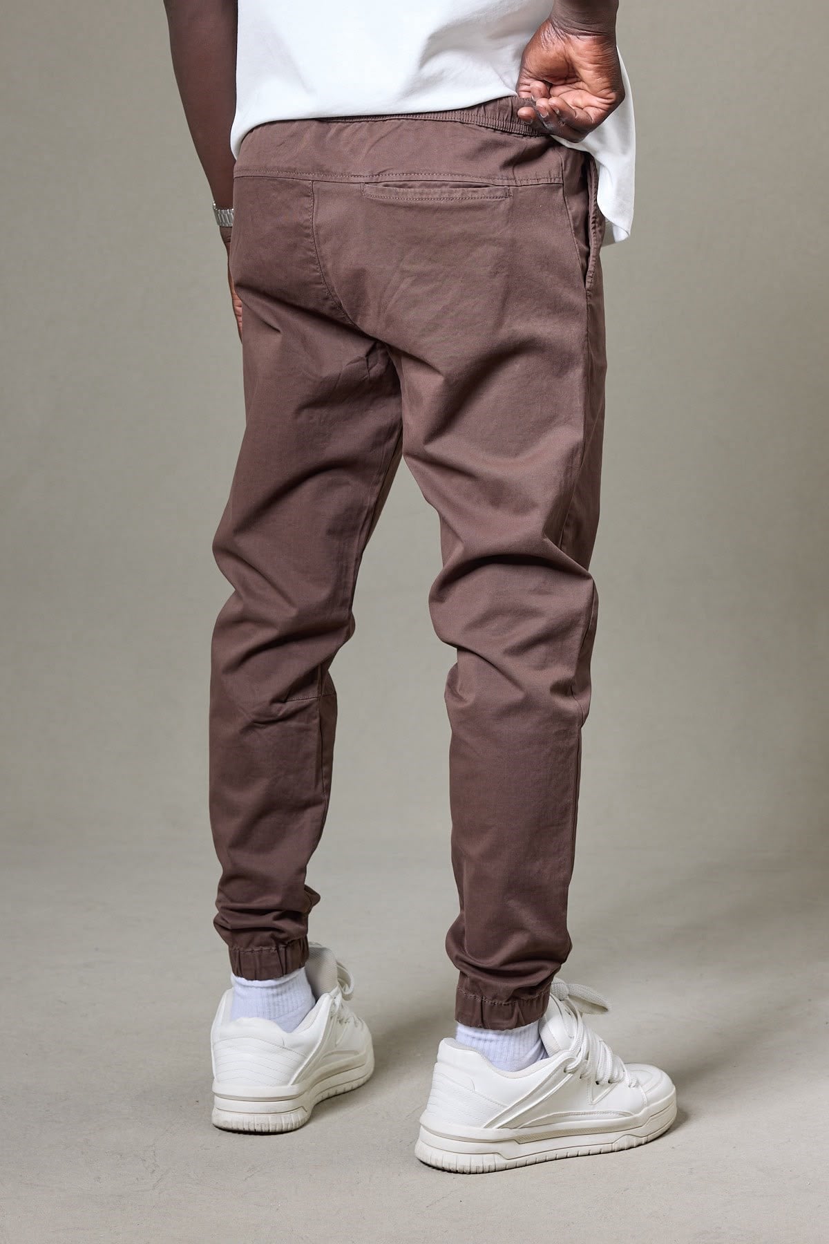 KAHVERENGİ GABARDİN JOGGER PANTOLON 5133-1