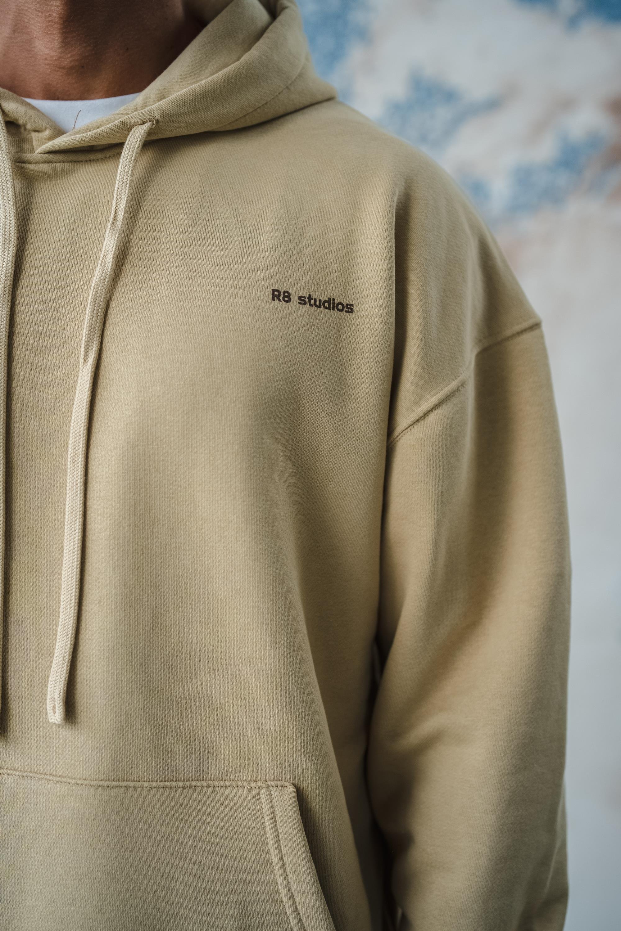 KAPÜŞONLU BEJ SWEATSHIRT