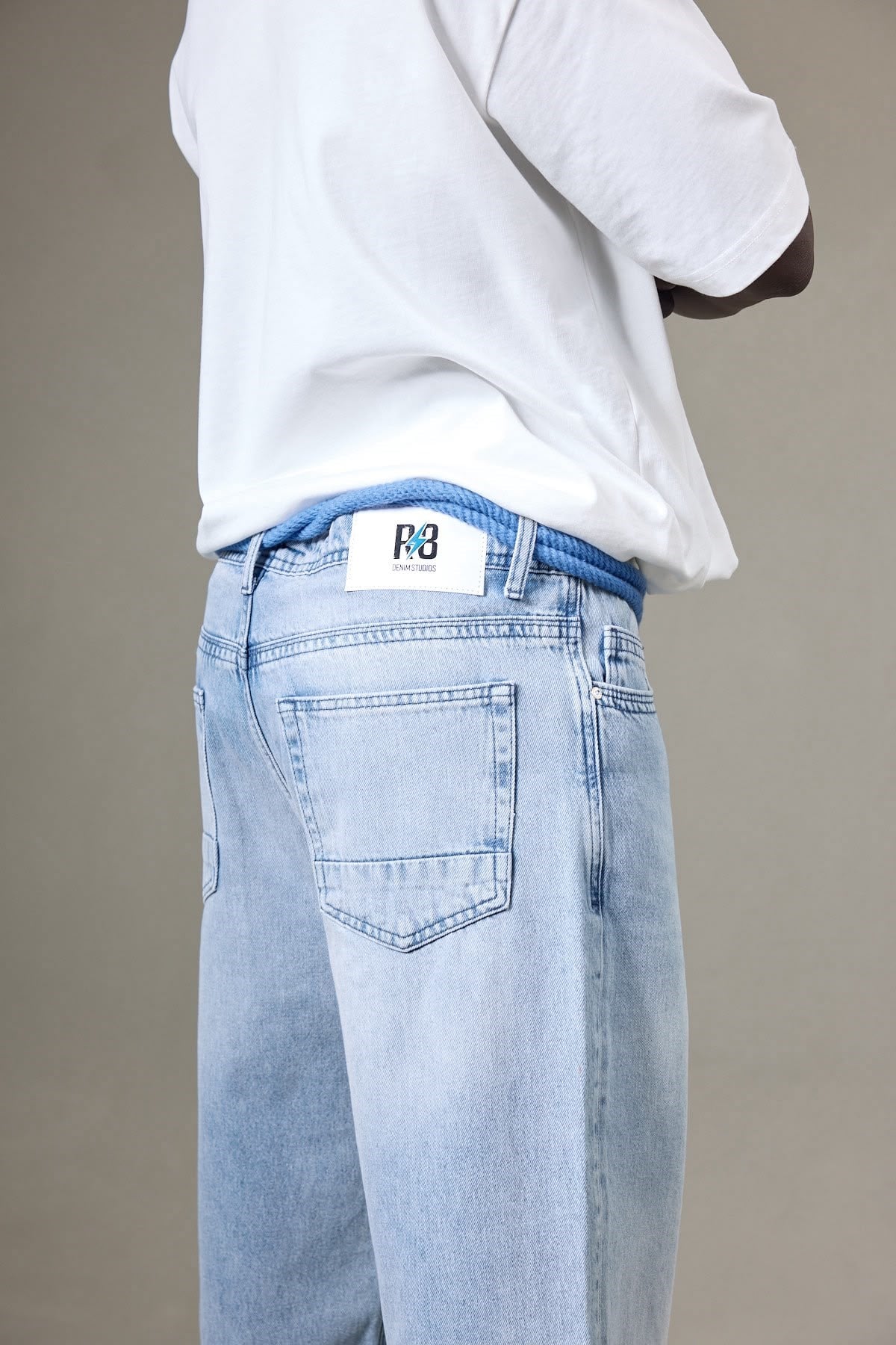 KEMER DETAYLI BAGGY PANTOLON 5180-1