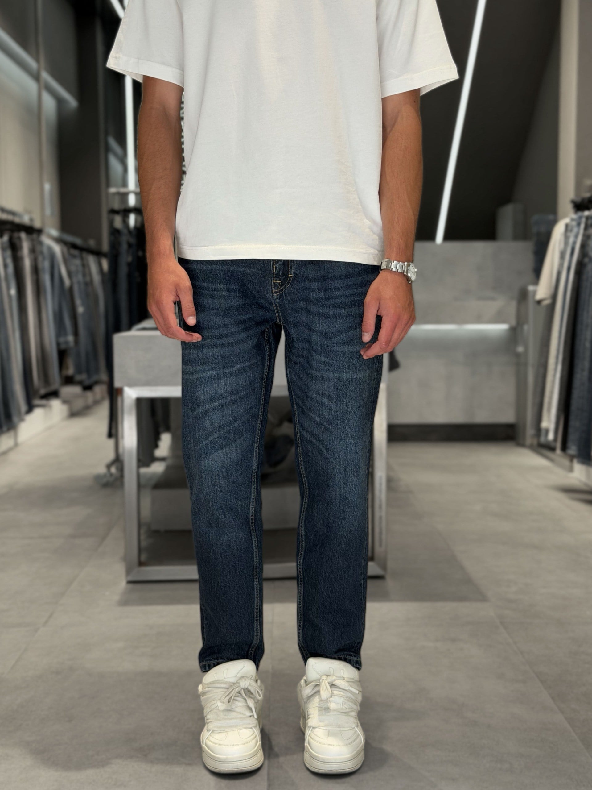 KOYU MAVİ BOYFRIEND PANTOLON 5207