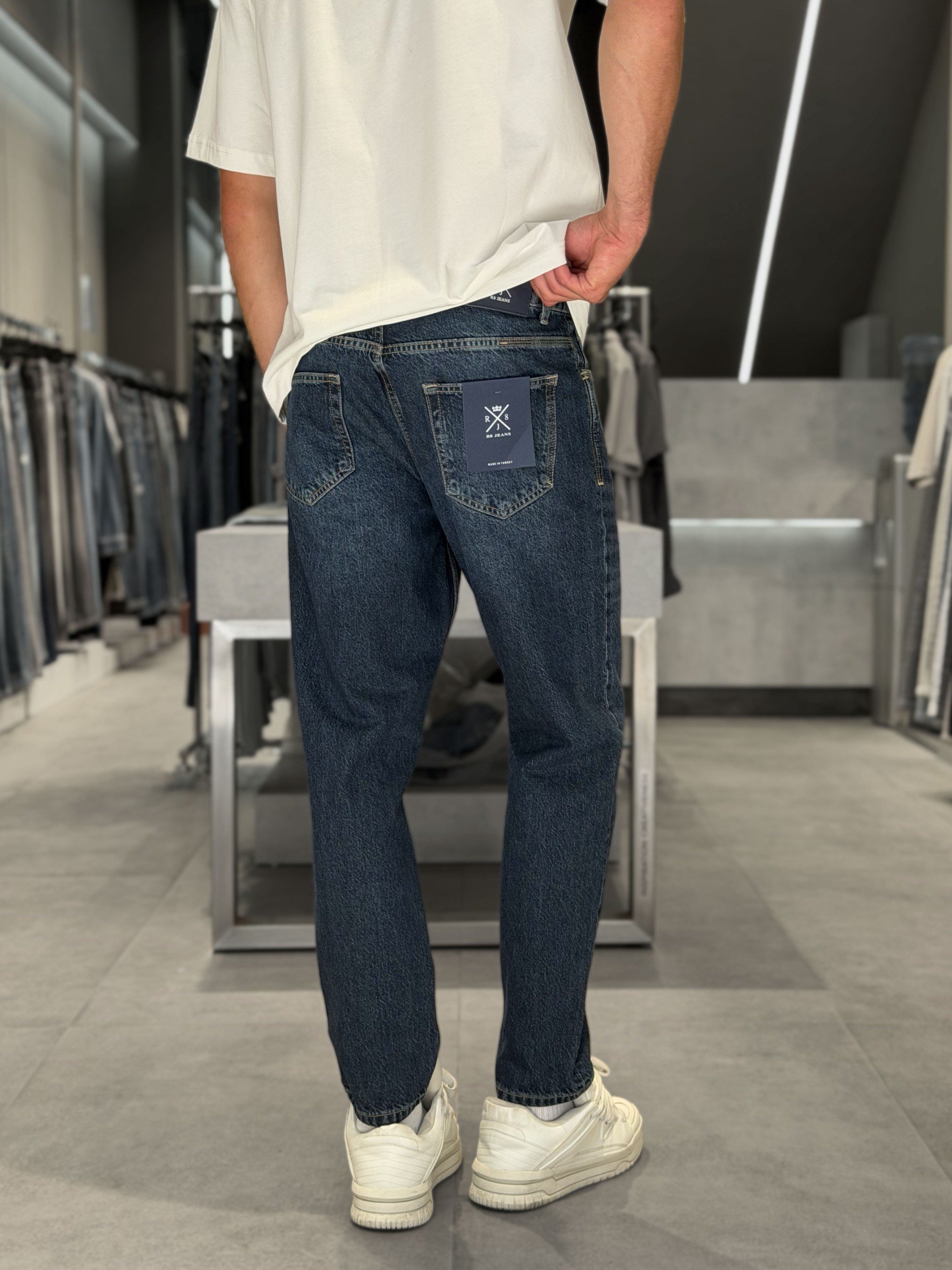 KOYU MAVİ BOYFRIEND PANTOLON 5207