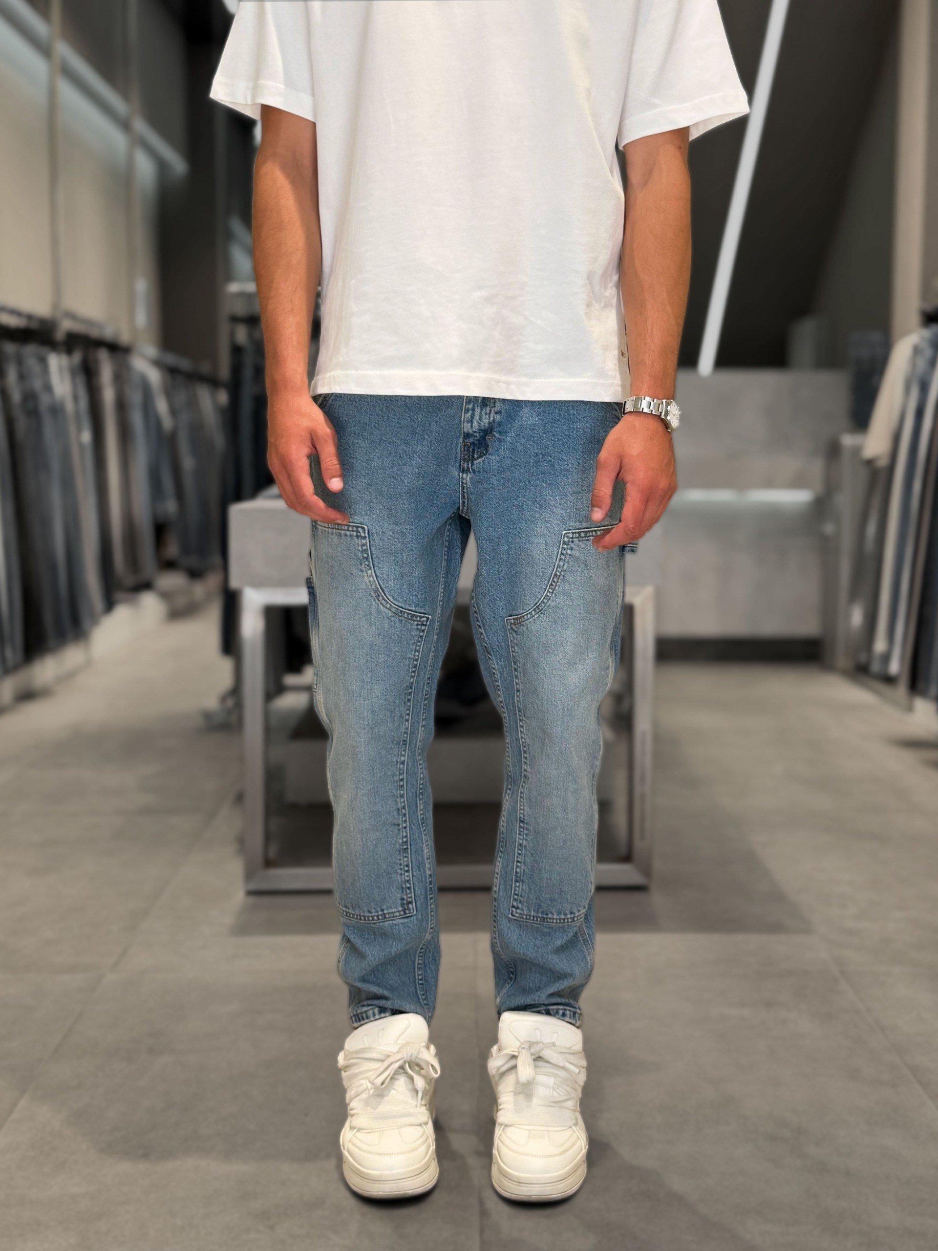 Modelli Yıkamalı Boyfriend Pantolon 5131-5