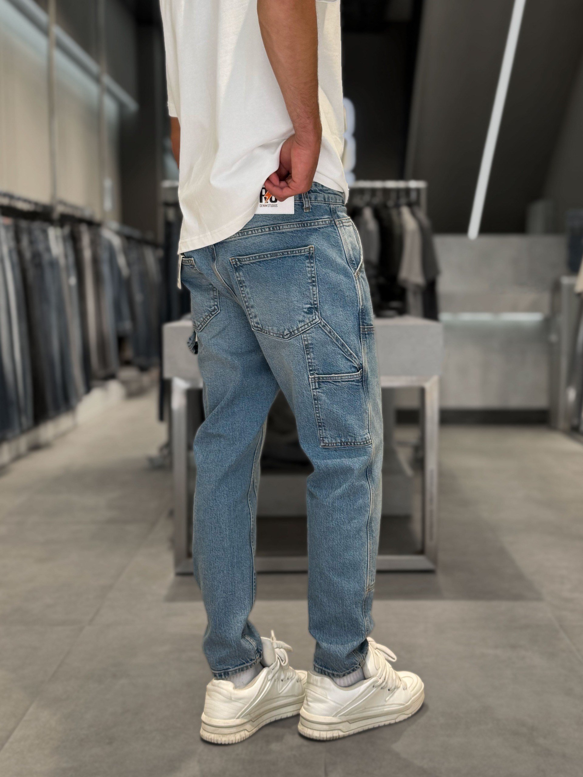 Modelli Yıkamalı Boyfriend Pantolon 5131-5