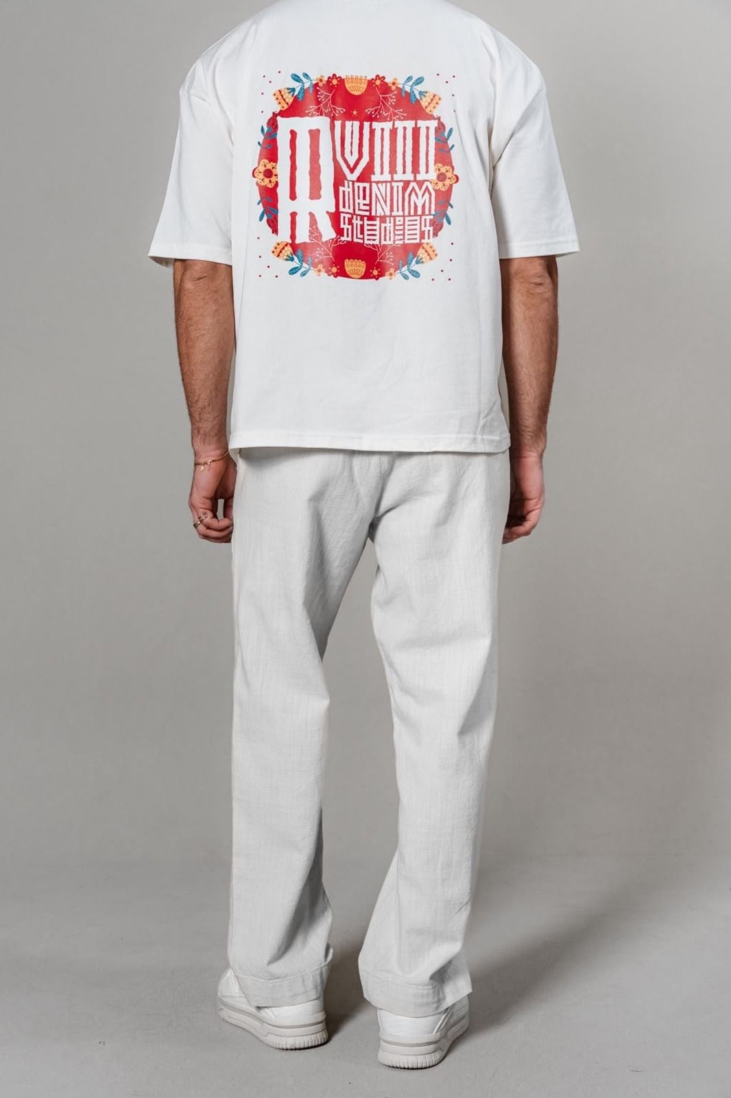 RELAXED FIT KETEN PANTOLON BEYAZ 5070-6
