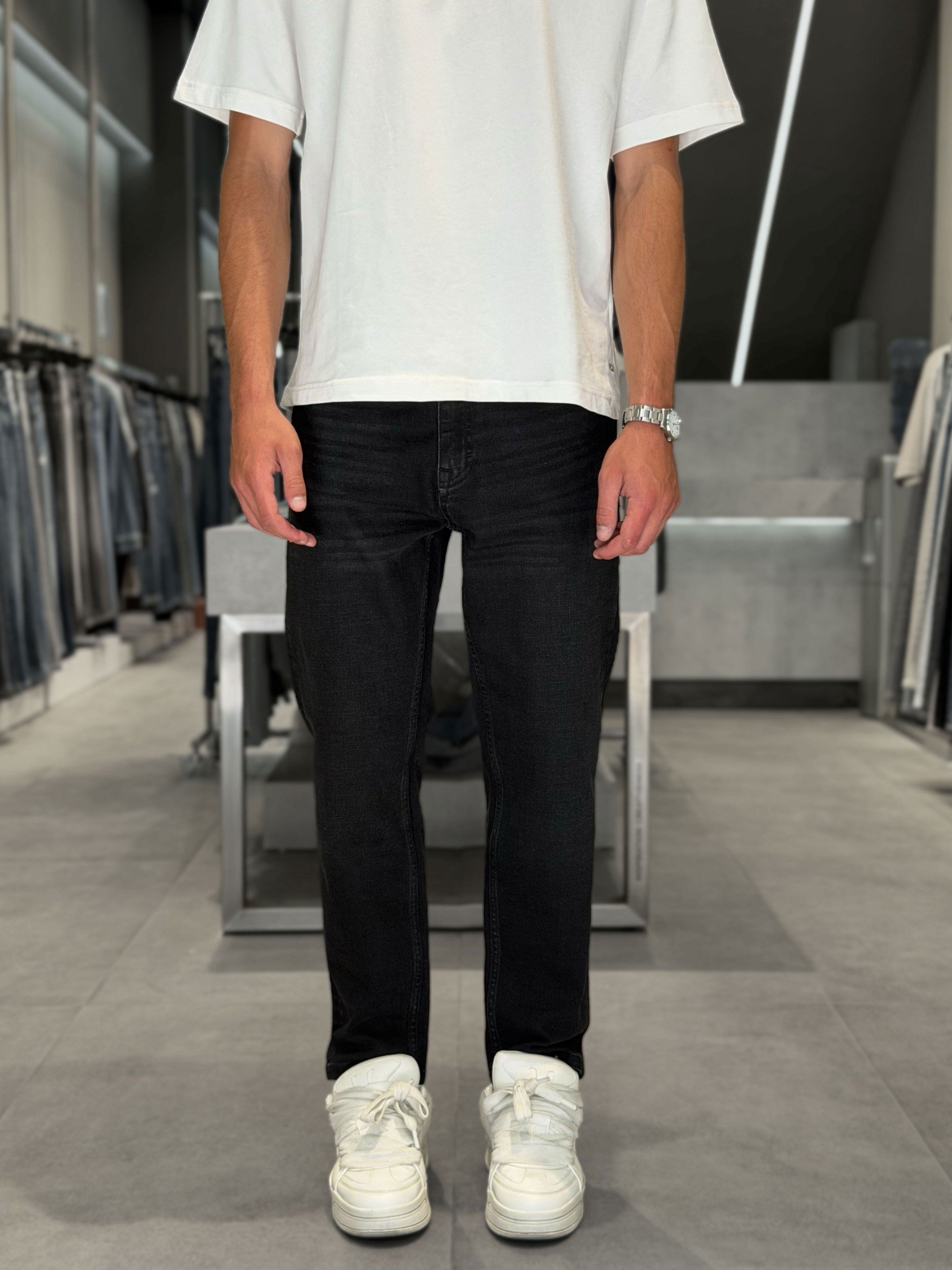 SIYAH BOYFRIEND PANTOLON 5205-1