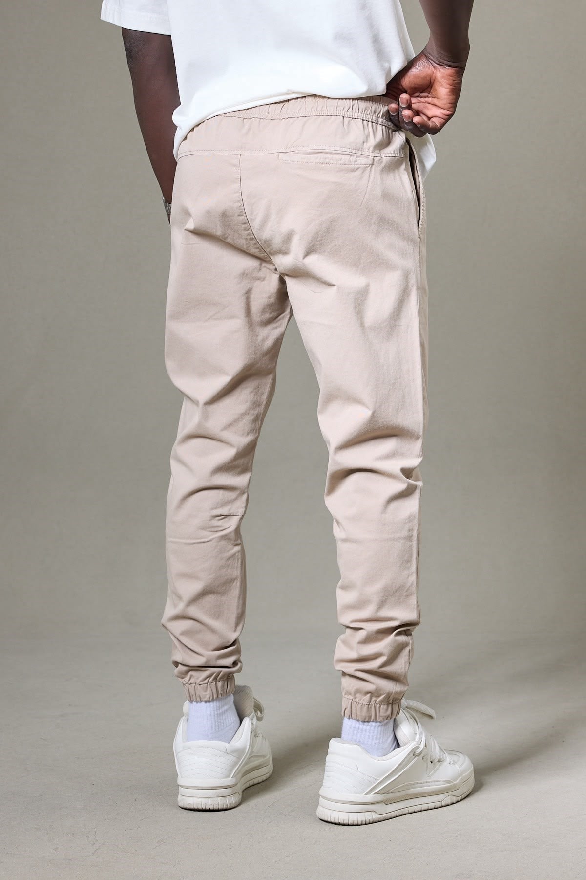 VİZON RENK GABARDİN JOGGER PANTOLON 5133-2