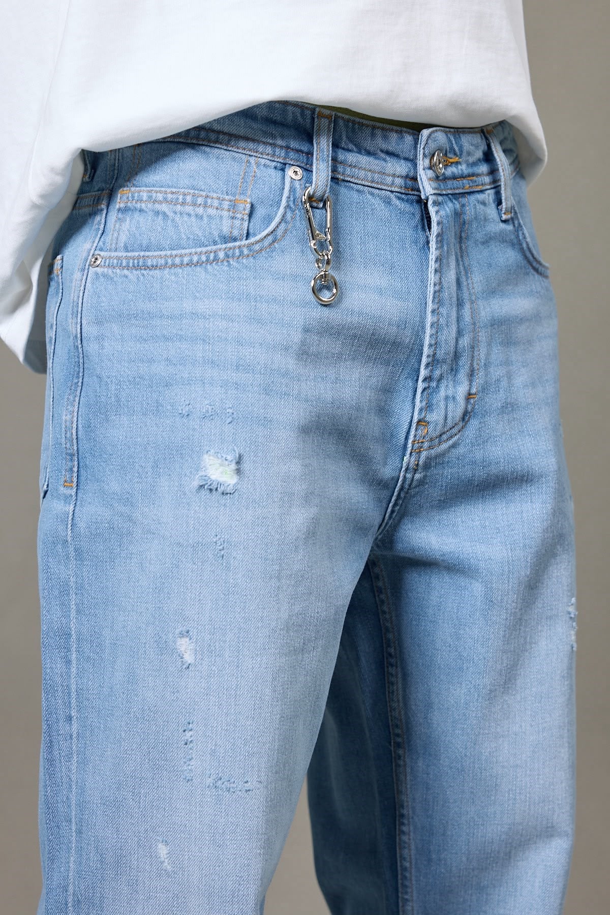 YIRTIK DETAYLI BAGGY PANTOLON 5192-1