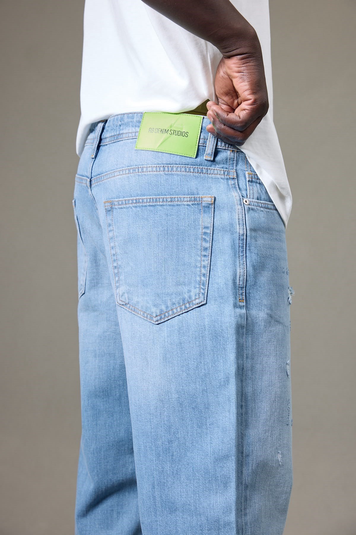 YIRTIK DETAYLI BAGGY PANTOLON 5192-1