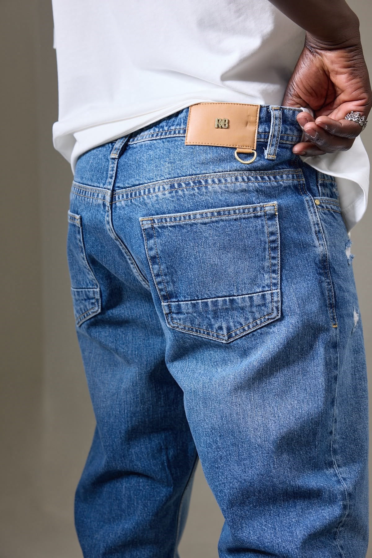 YIRTIK DETAYLI BOYFRİEND PANTOLON 5178