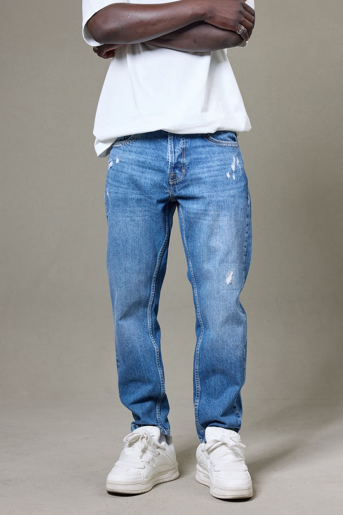 YIRTIK DETAYLI BOYFRİEND PANTOLON 5178