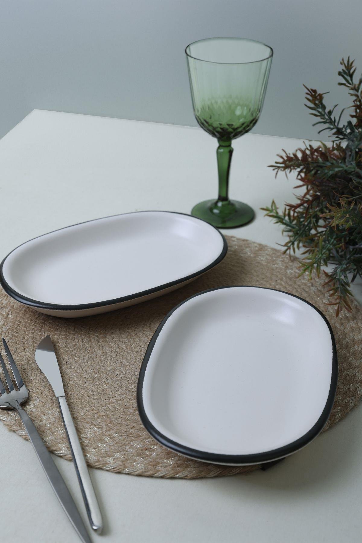 Simply Hitit Kayık Tabak 22 Cm 2 Adet 19985