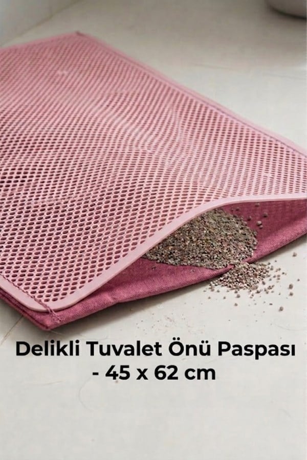 Kapalı Büyük Kedi Tuvaleti XXL + Elekli Paspas Seti ( Kürek Hediyeli )