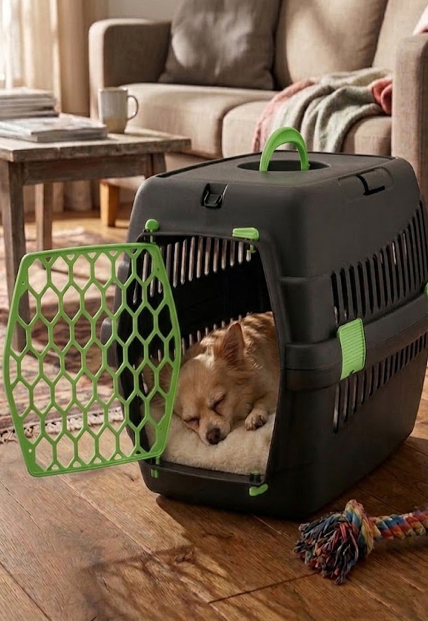 Orta Boy Askılı Kedi Köpek (Evcil Hayvan) Taşıma Çantası