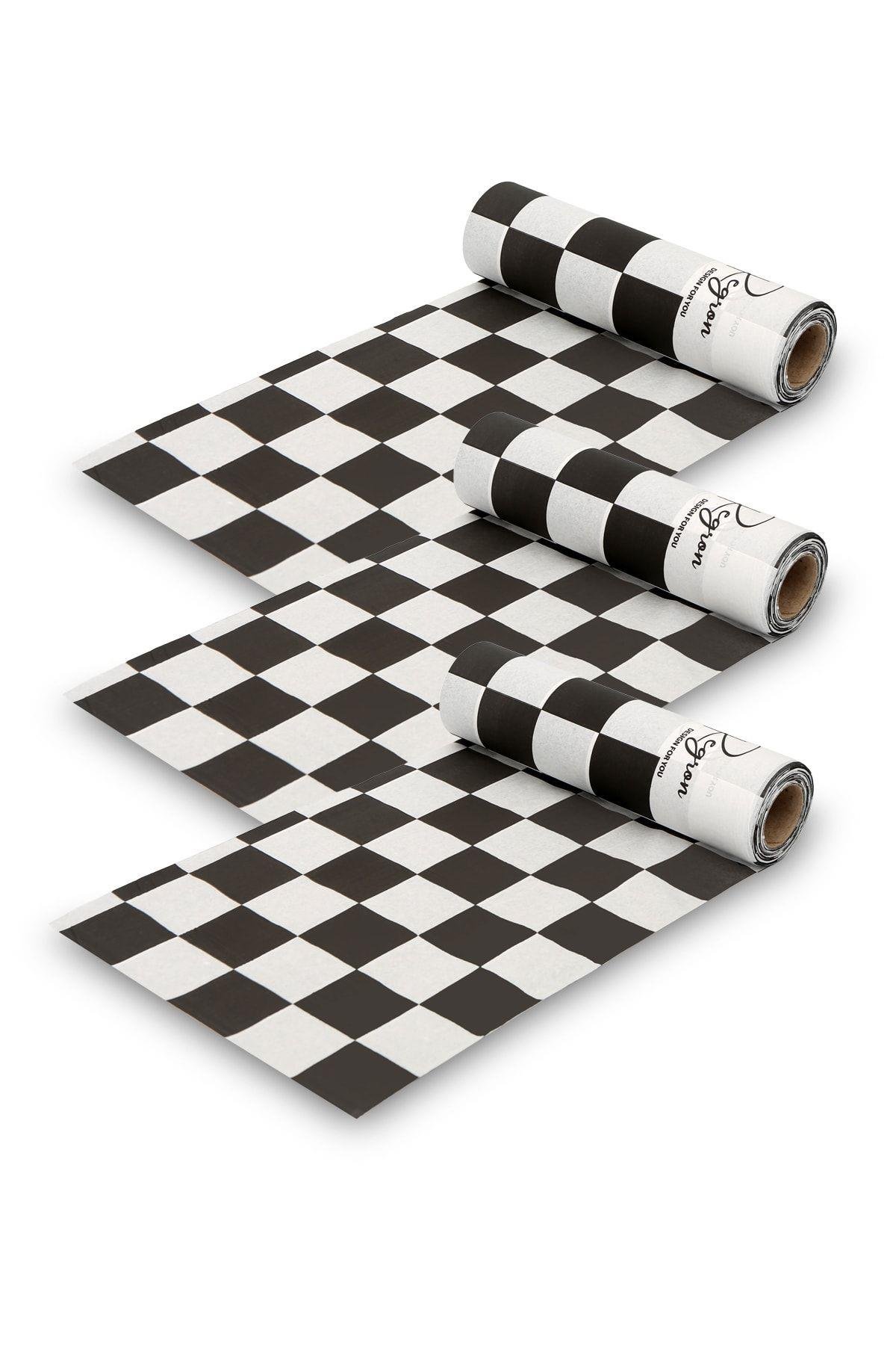 Masa ve Aktivite Piknik Örtüsü Kullan At Sıvı Geçirmez 3 Rulo ( Rulo içi:10 adet) DAMA 100x120cm