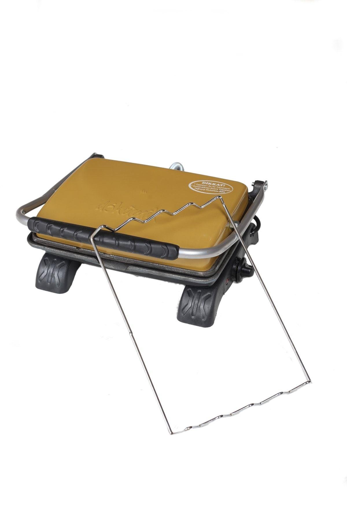 Plus Organik Demir Döküm Izgara & Tost Makinası Rosegold Izgara Aparatlı&fırçalı
